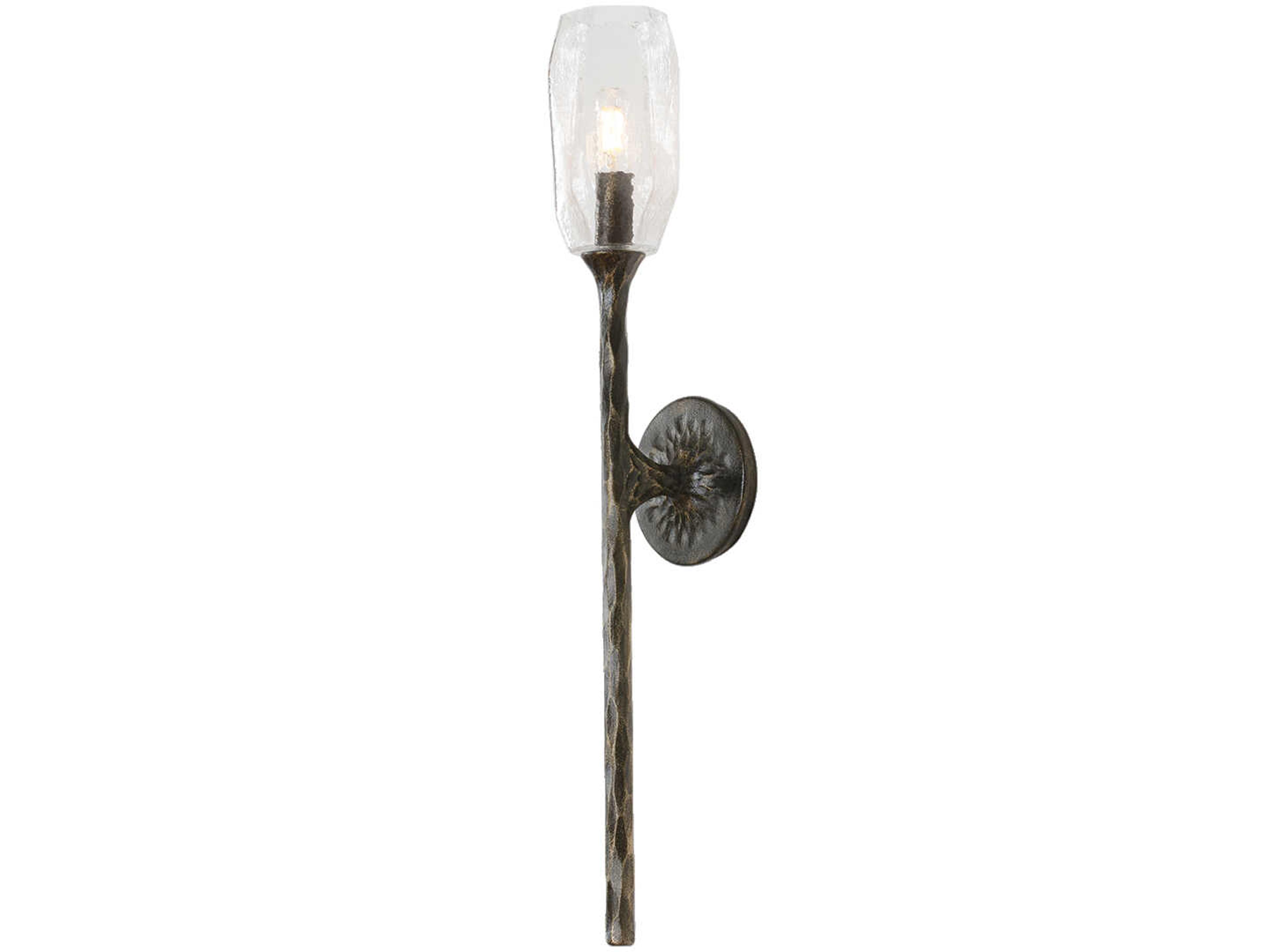 Lyle 1-Light Black Patina Gold Wall Sconce