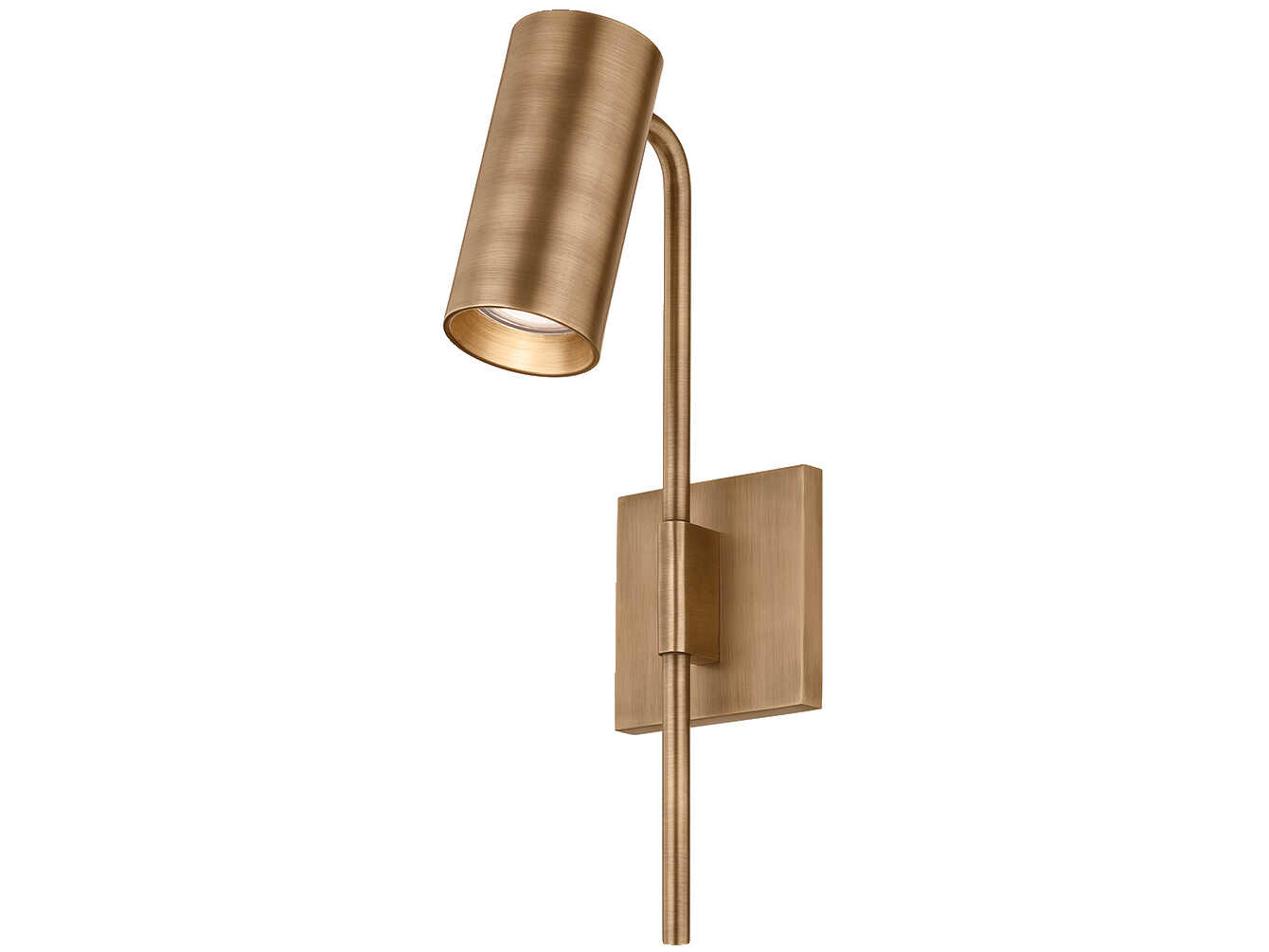 Troy Lighting Gage 1-Light Patina Brass Wall Sconce