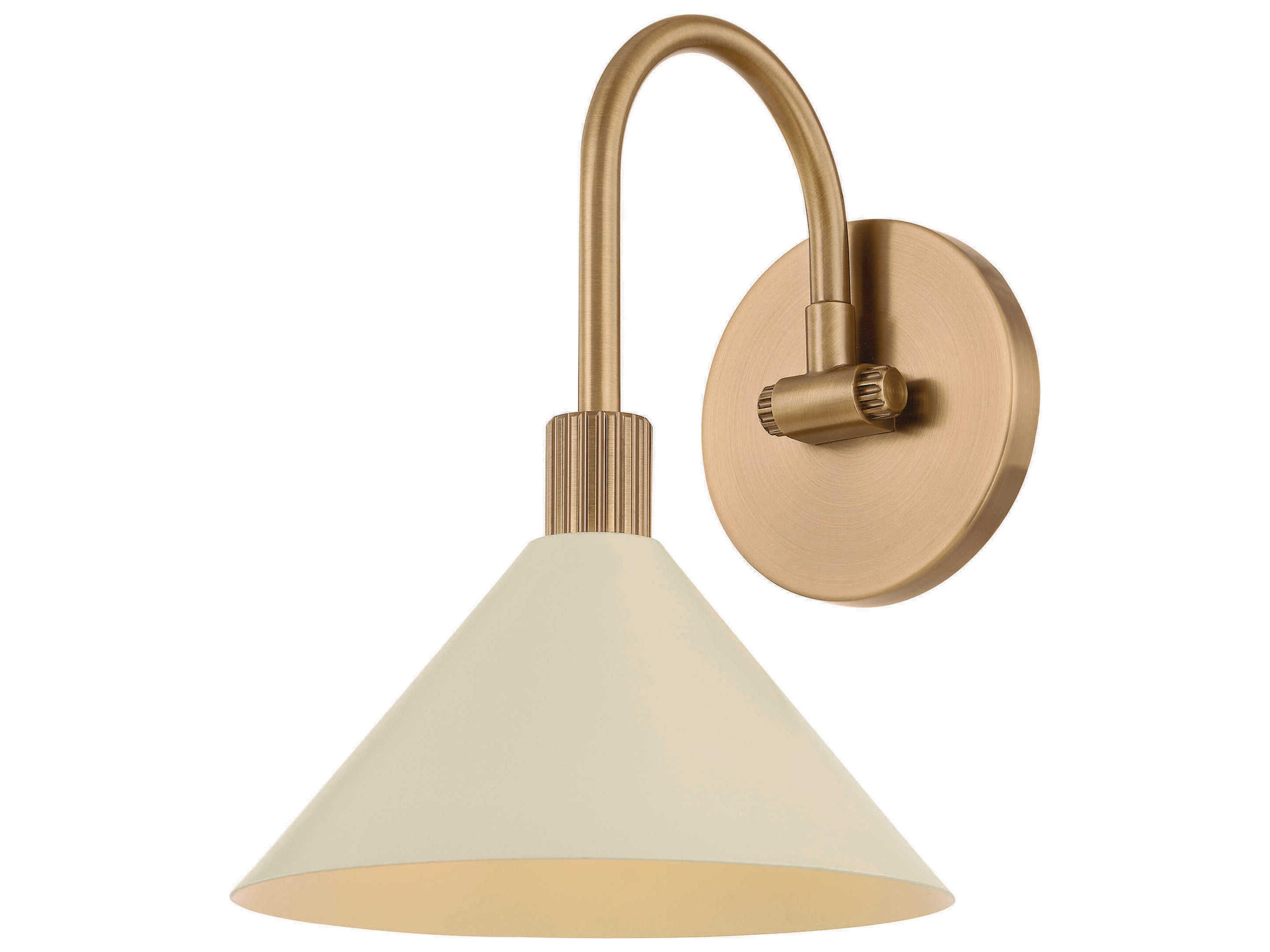 Troy Lighting Jovani 1-Light Patina Brass Soft Sand Wall Sconce