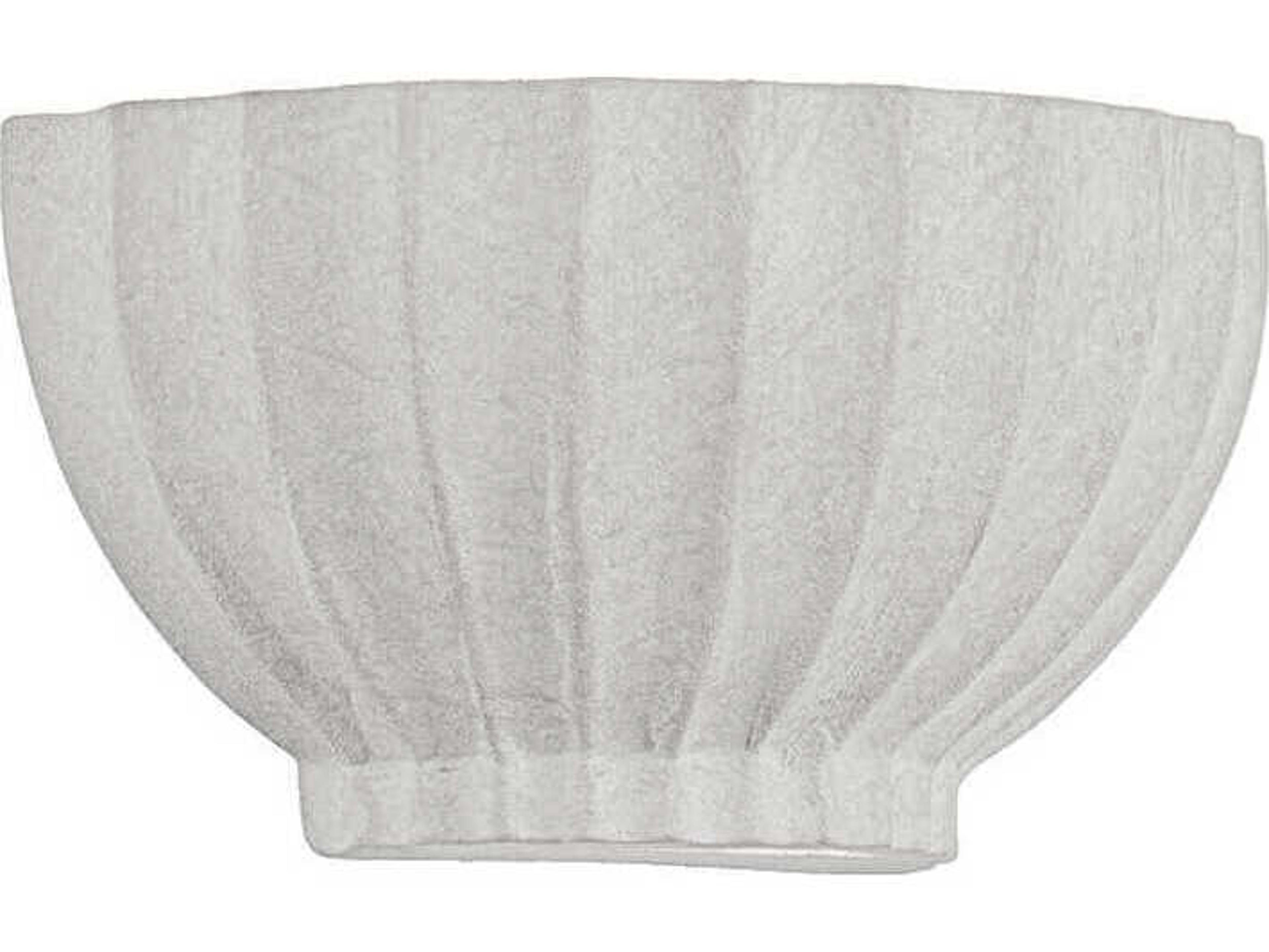 Troy Lighting Efron 1-Light Soft White Ceramic Ivory Texture Wall Sconce