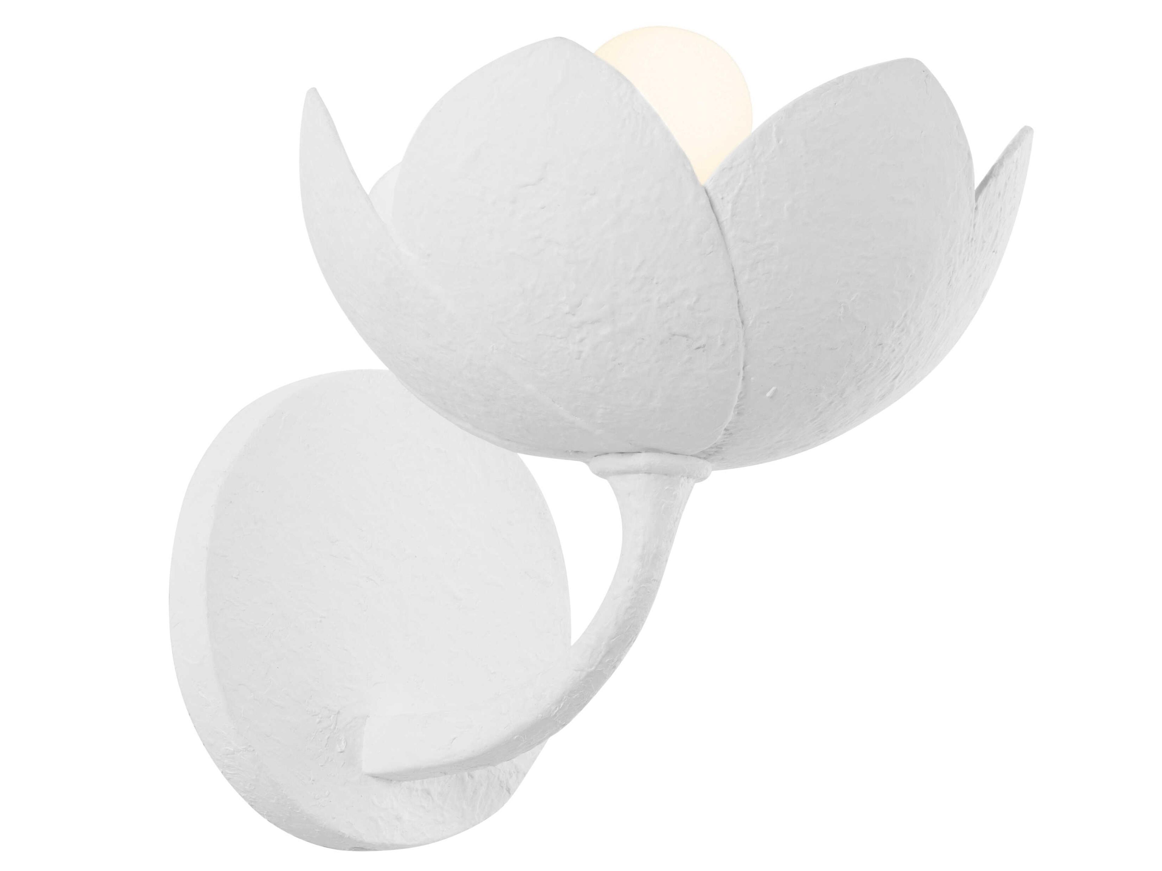 Arcata 1-Light Gesso White Wall Sconce