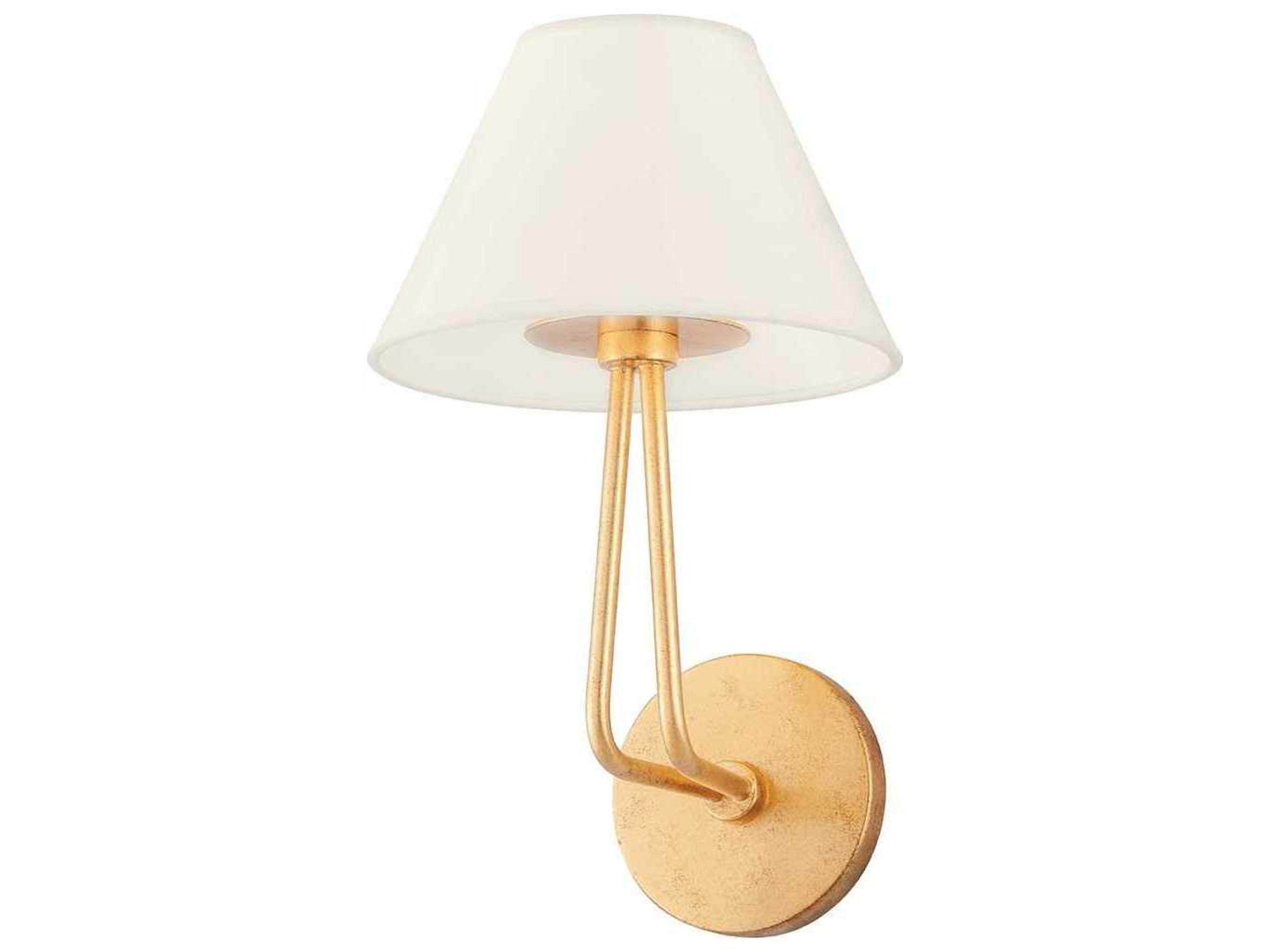 Troy Lighting Ozias 1-Light Gold Wall Sconce