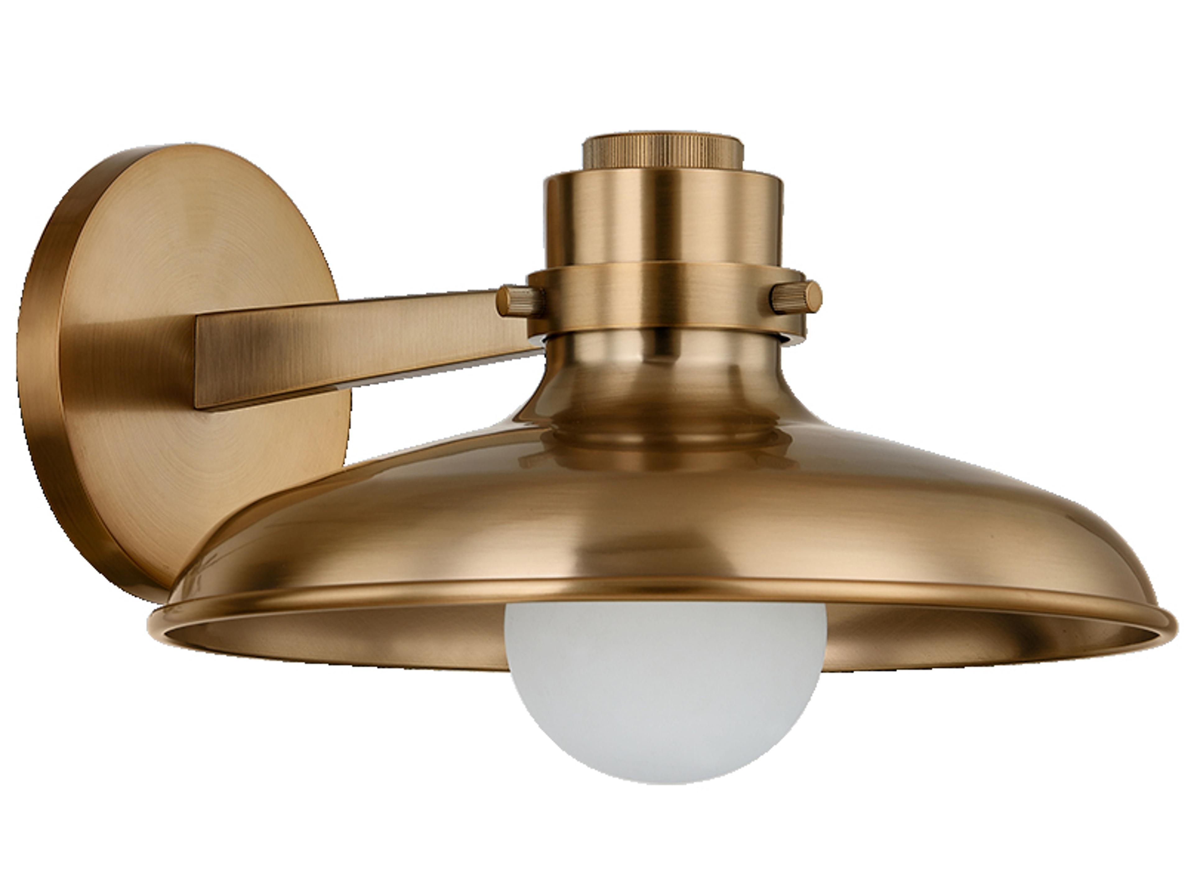 Troy Lighting Rainhill 1-Light Patina Brass Wall Sconce