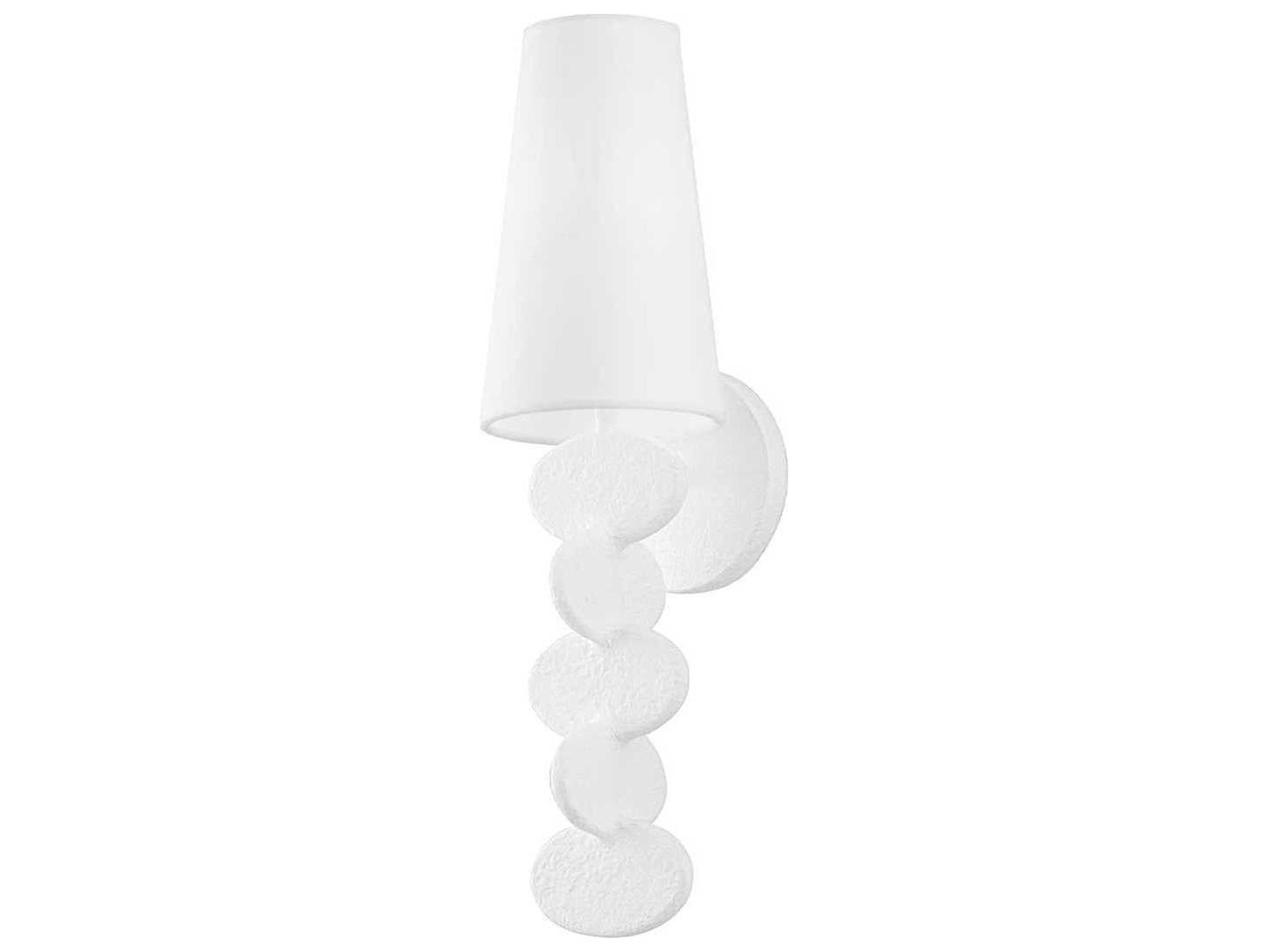 Troy Lighting Ellios 1-Light White Wall Sconce