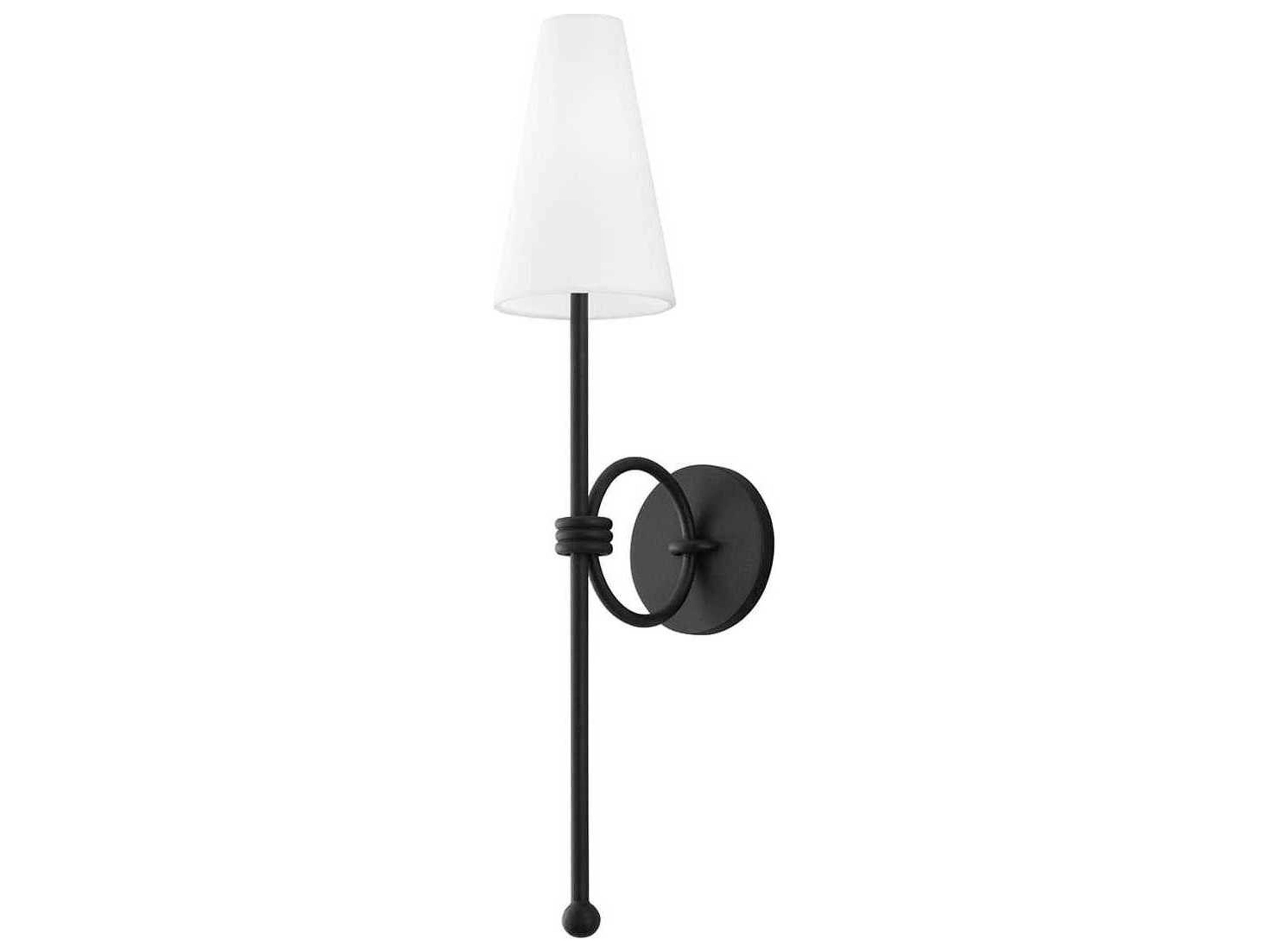 Troy Lighting Magnus 1-Light Black Wall Sconce