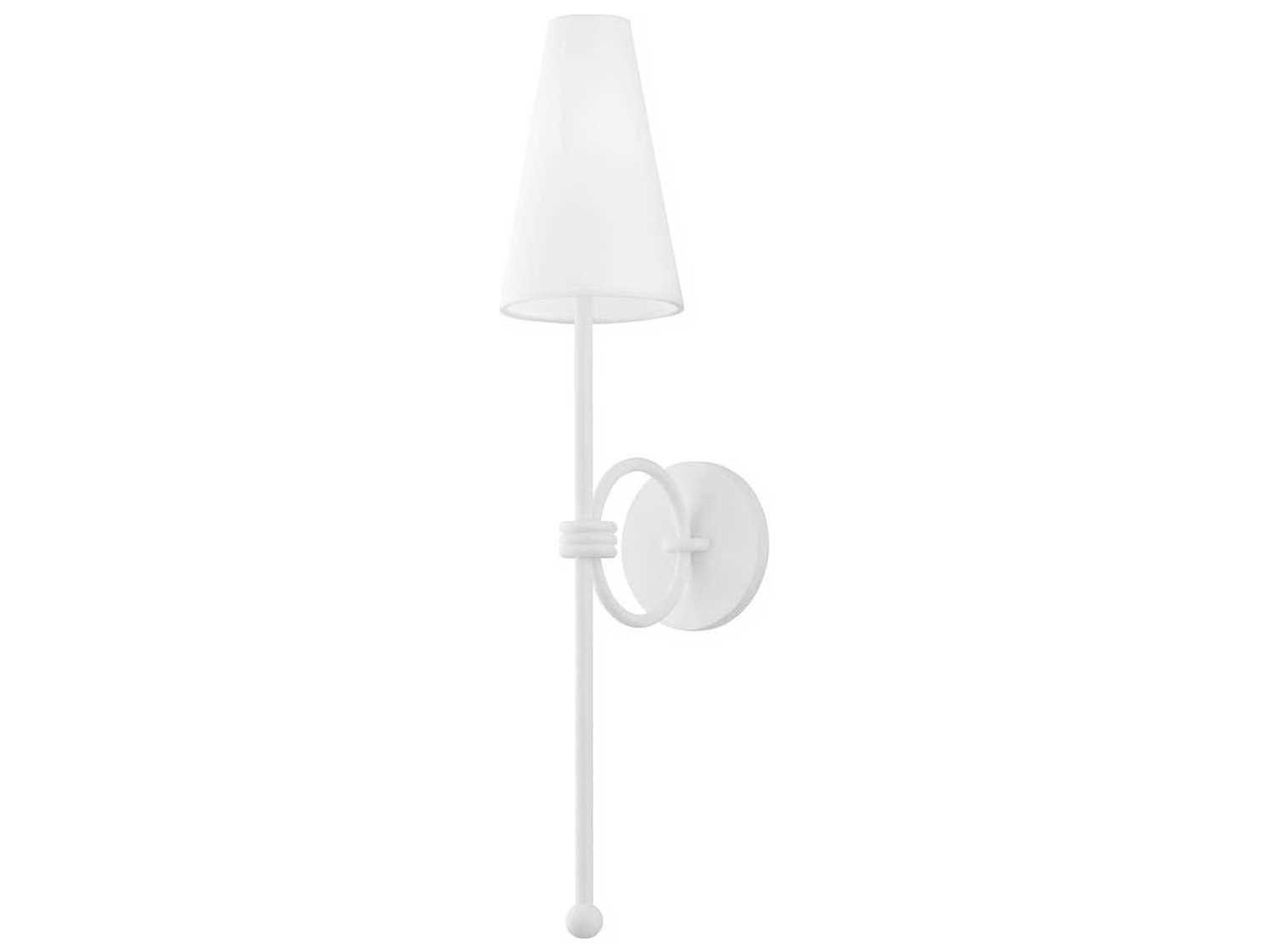 Troy Lighting Magnus 1-Light White Wall Sconce