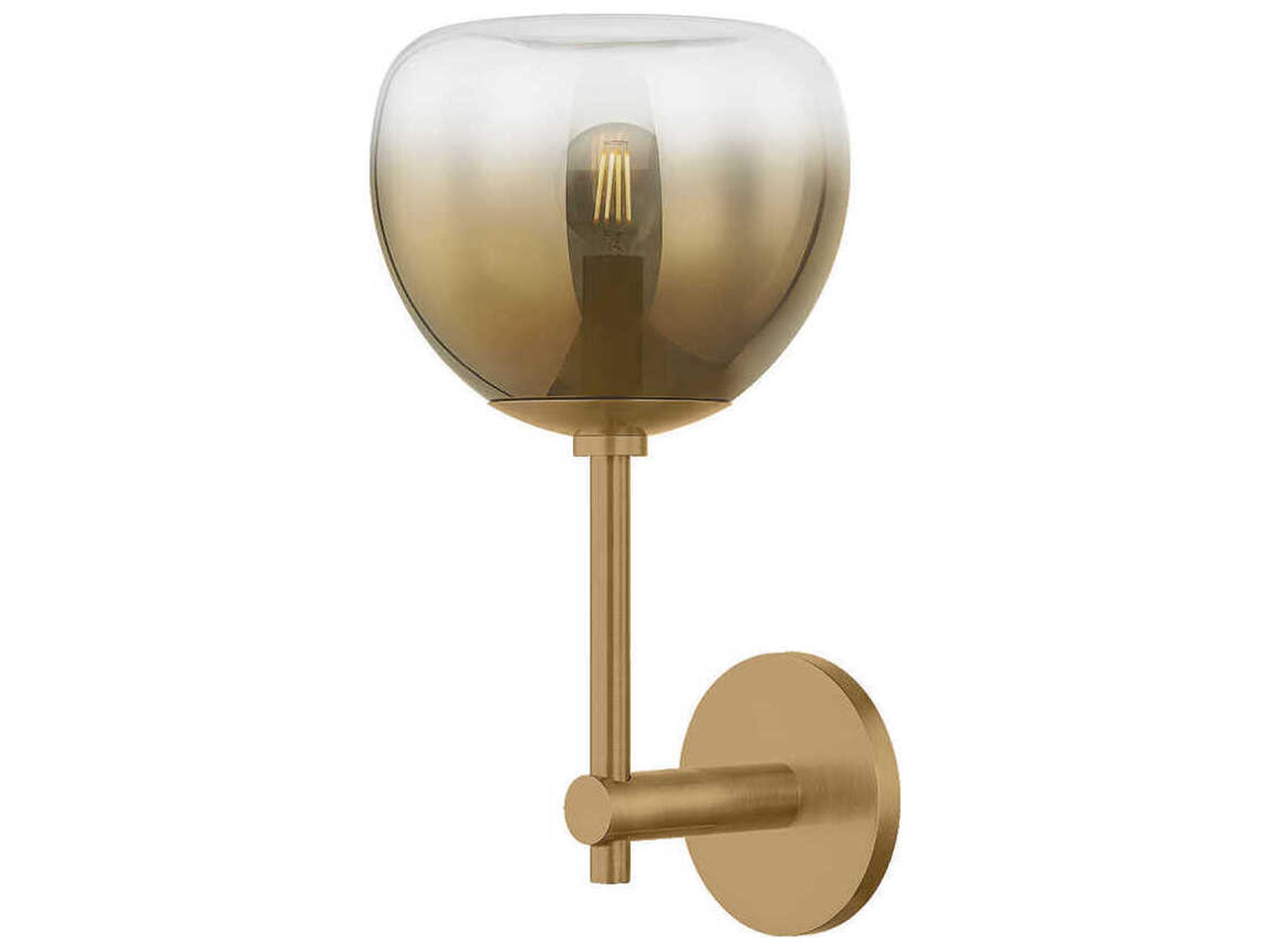 Troy Lighting August 1-Light Patina Brass Wall Sconce