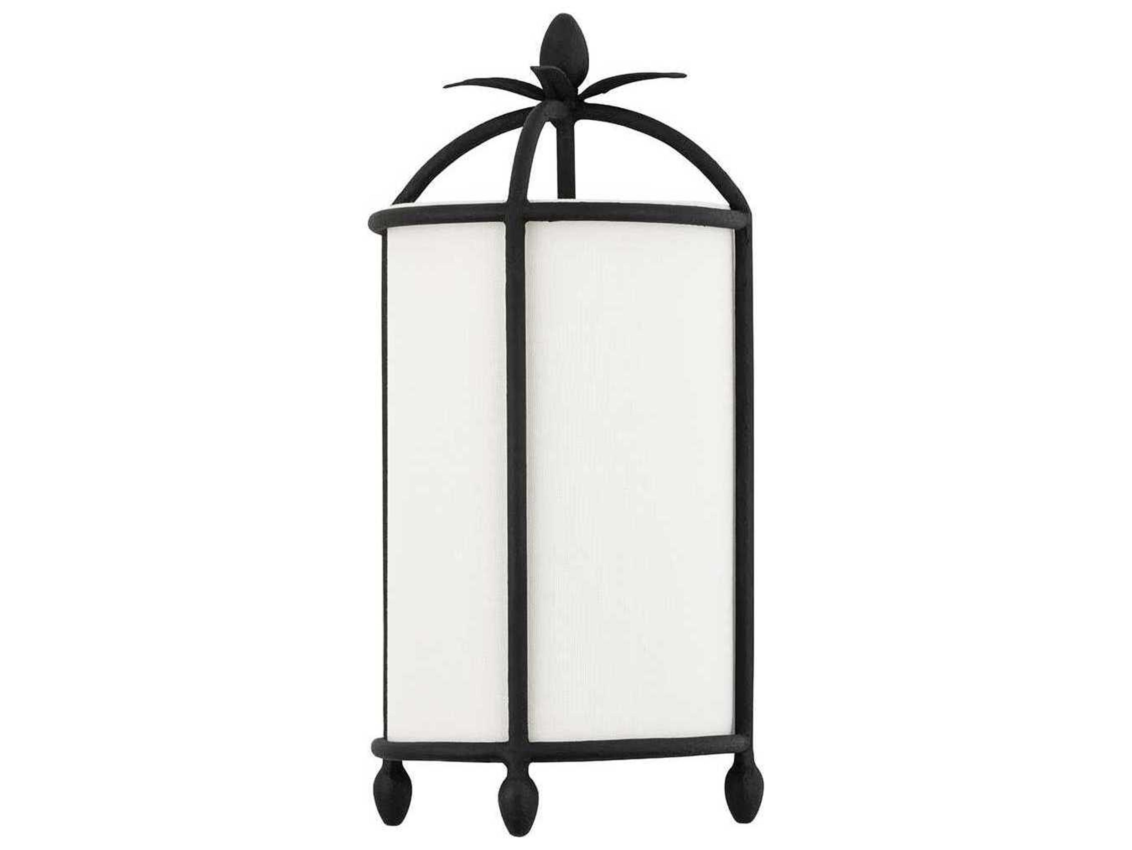 Troy Lighting Brooks 2-Light Black Iron Wall Sconce