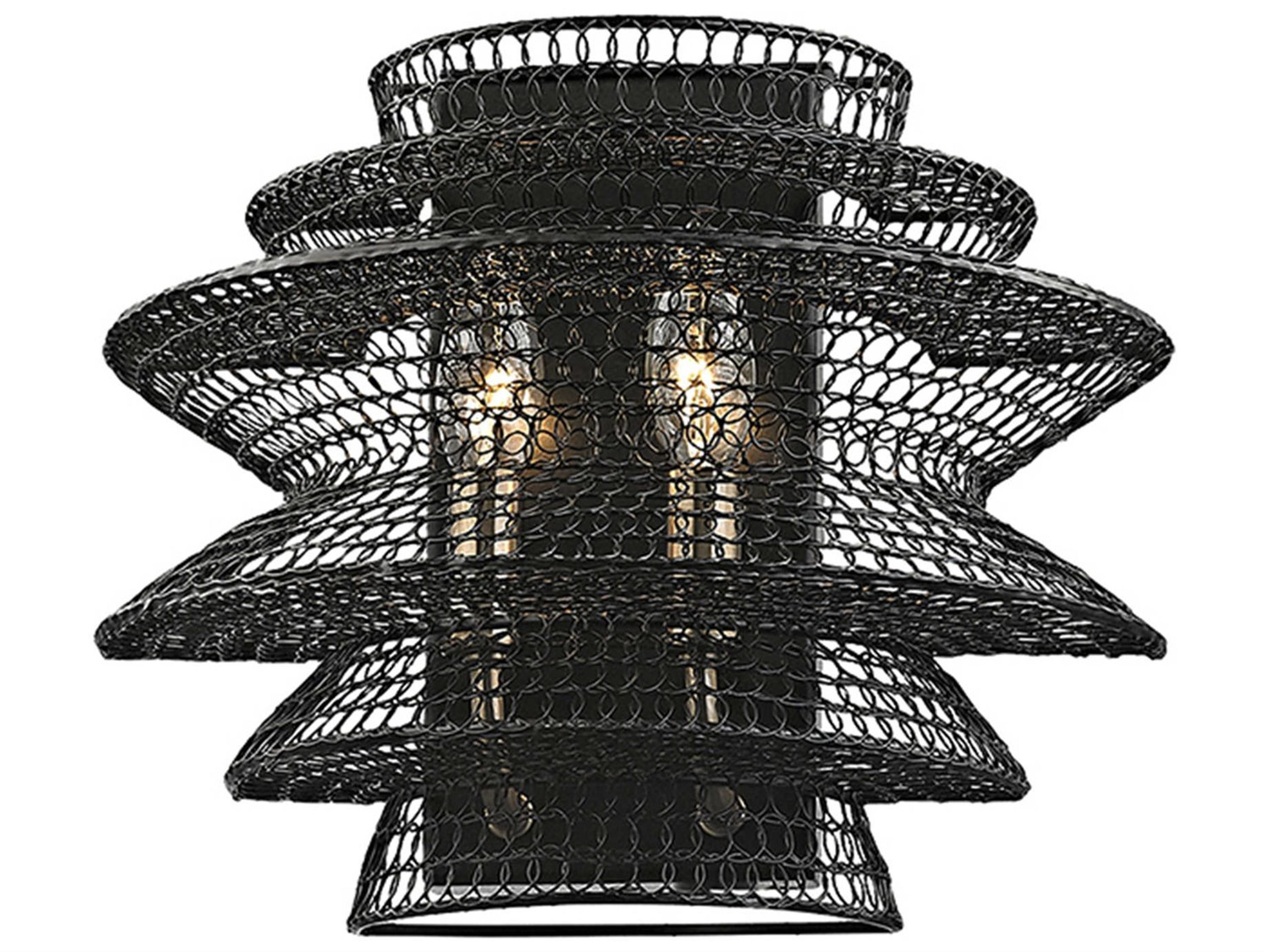 Troy Lighting Kokoro 2-Light Bronze Wall Sconce