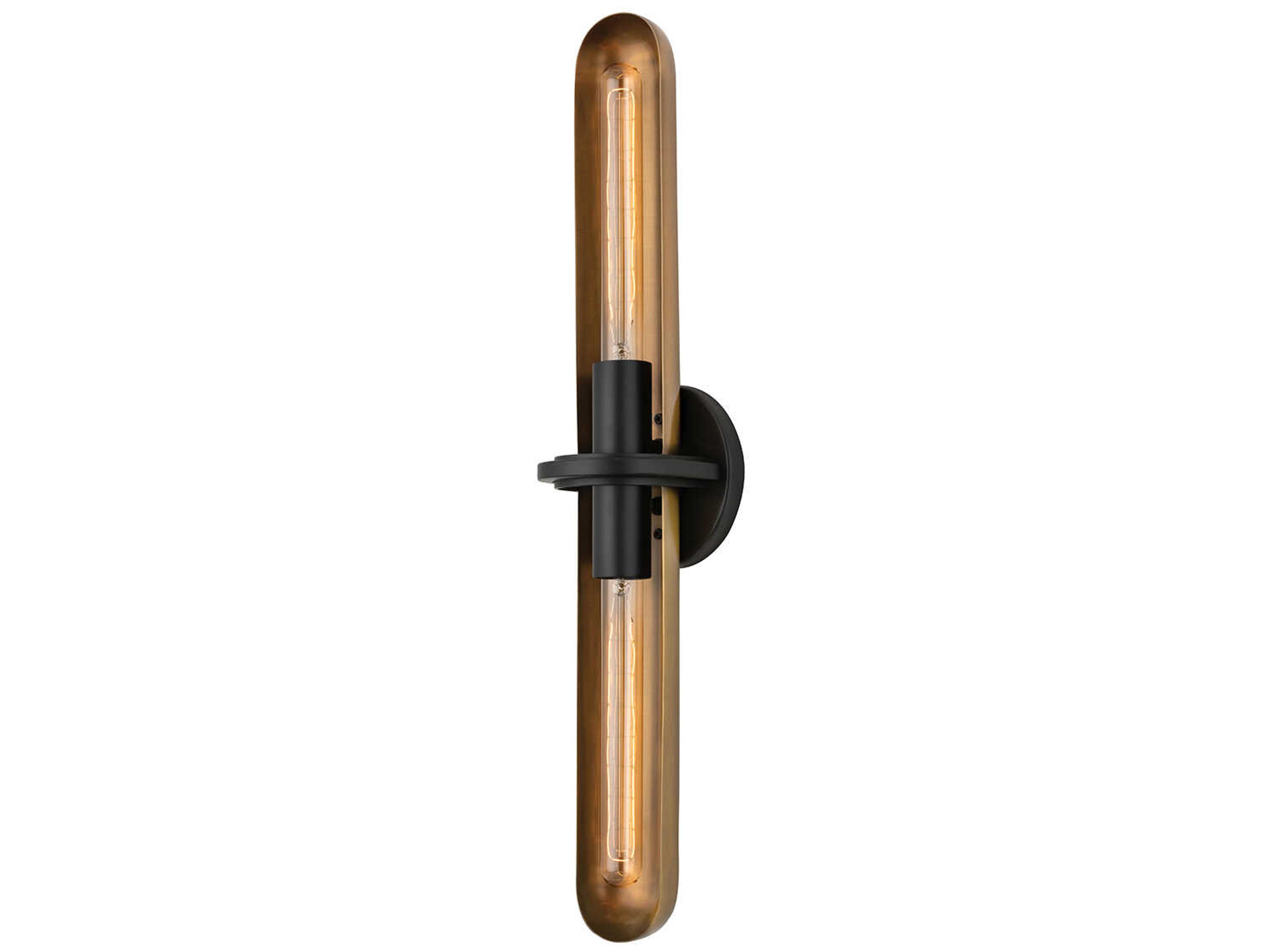 Troy Lighting Tuscon 2-Light Patina Brass Wall Sconce