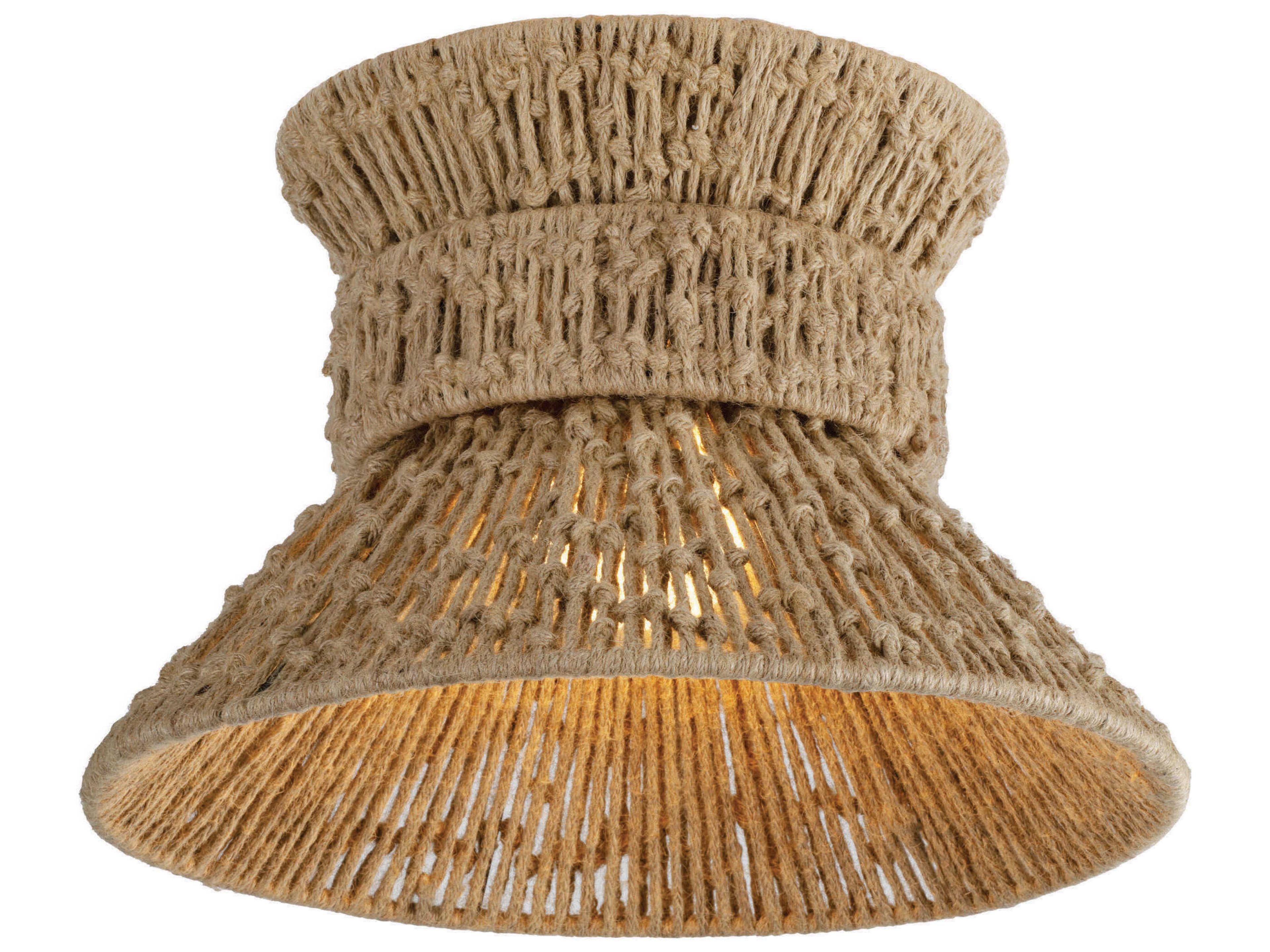 Troy Lighting Raphael 1-Light Patina Brass Flush Mount