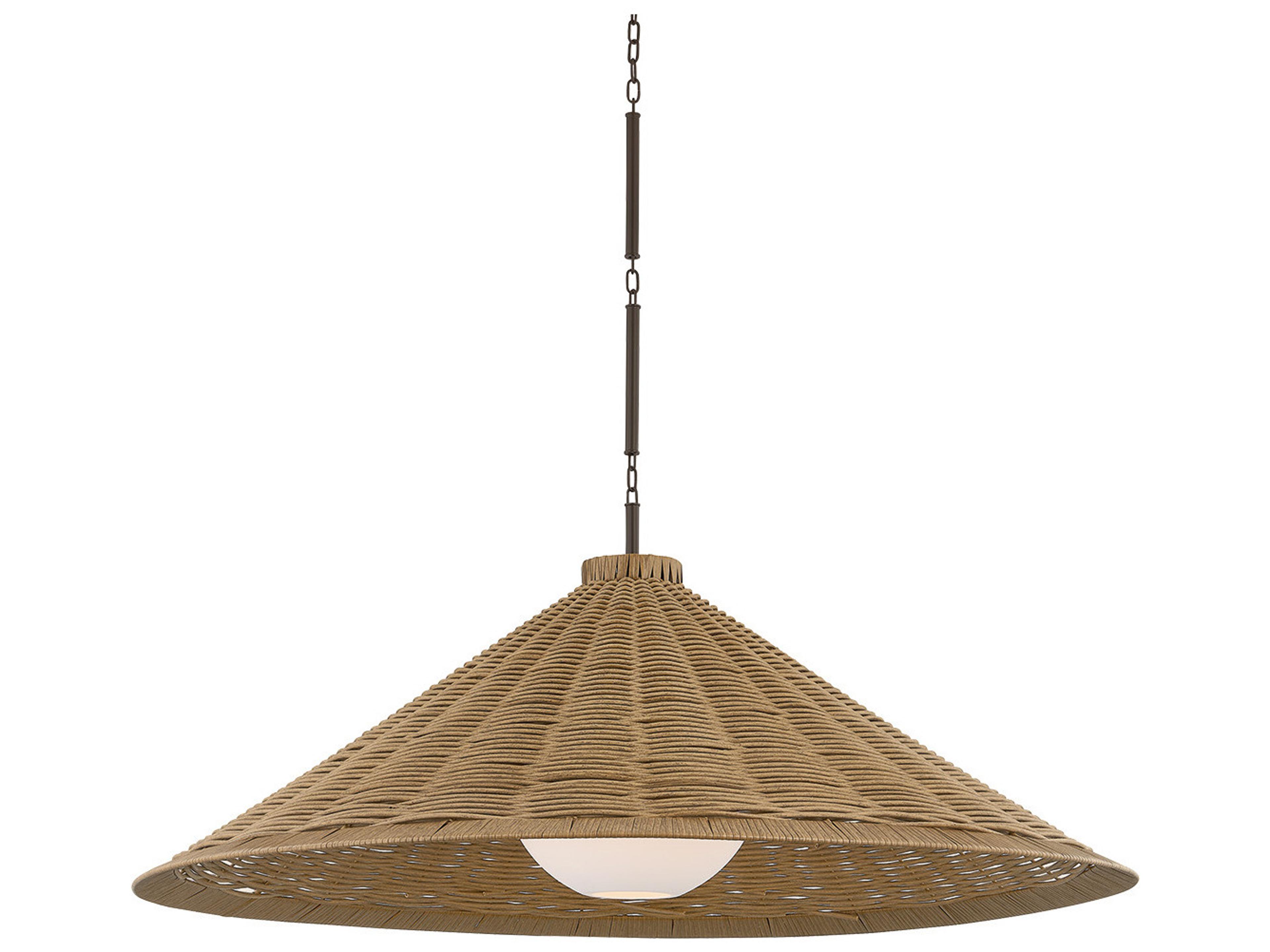 Troy Lighting Devlin 1-Light Bronze Pendant