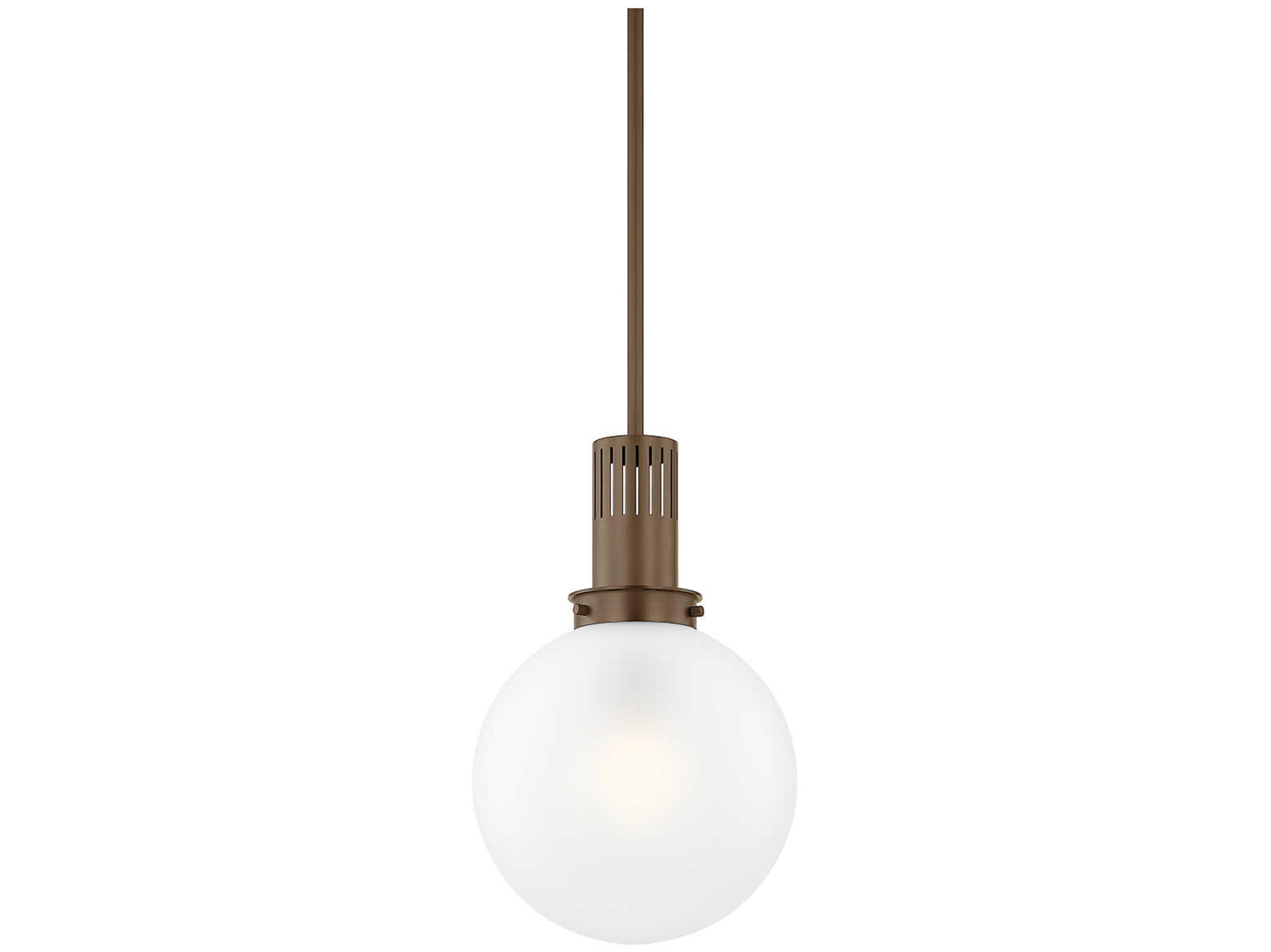 Tobias 1-Light Bronze Globe Mini Pendant