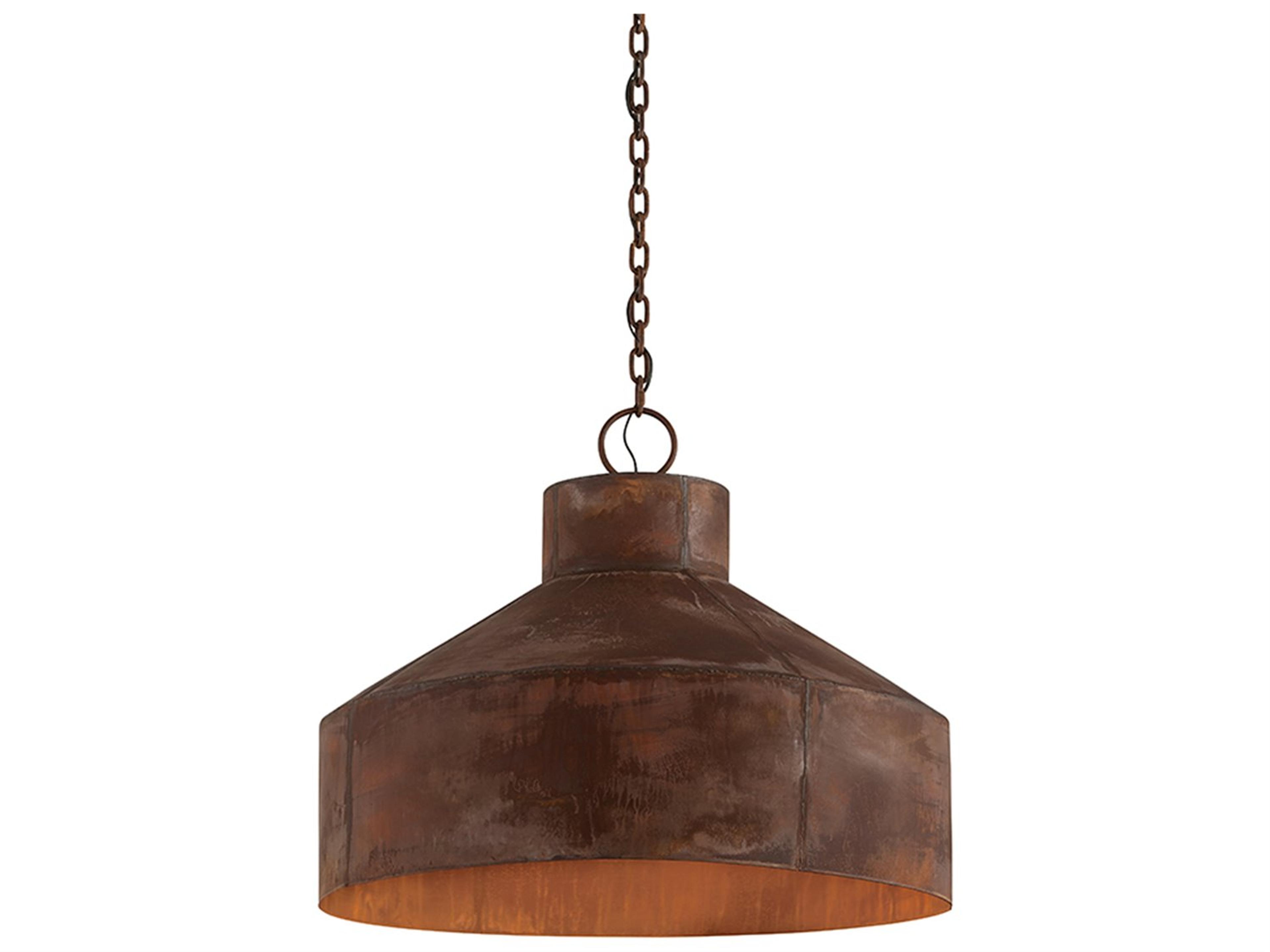 Troy Lighting Rise & Shine 5-Light Rust Patina Brown Pendant