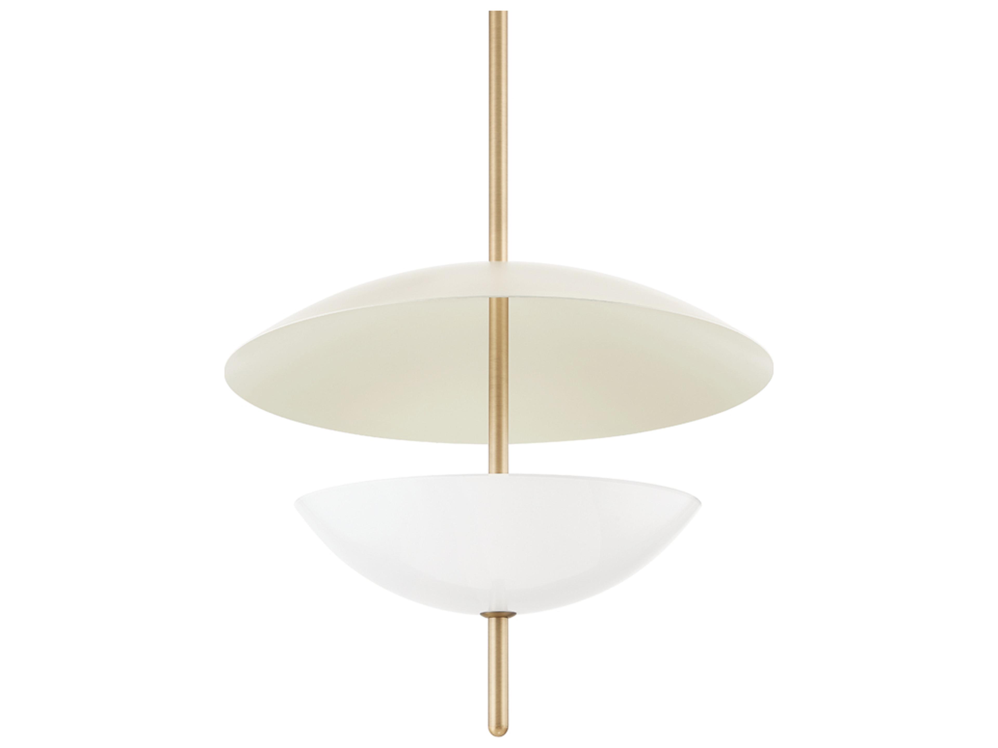 Troy Lighting Dion 3-Light Patina Brass Bowl Pendant