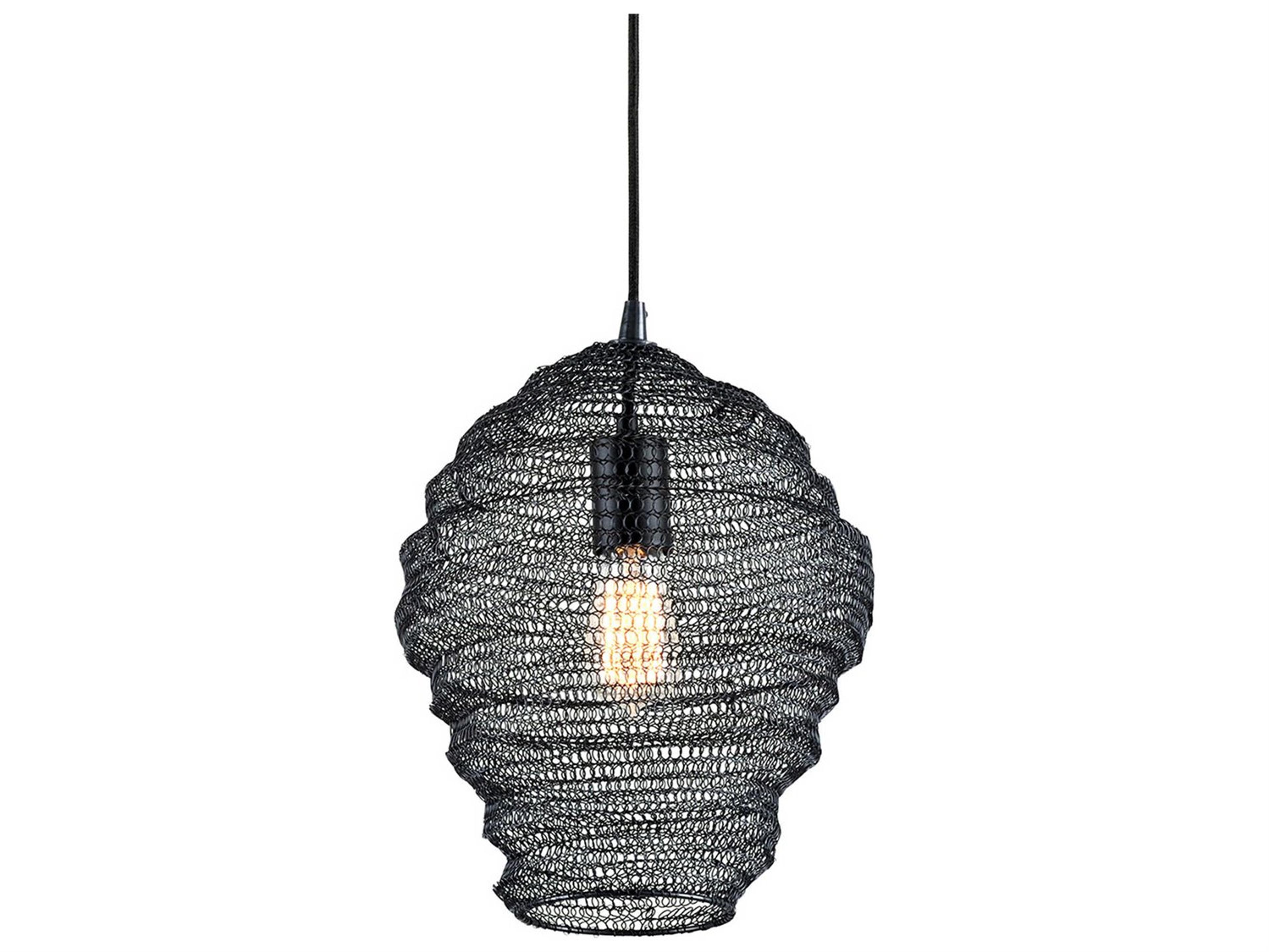 Wabi Sabi 1-Light Black Pendant