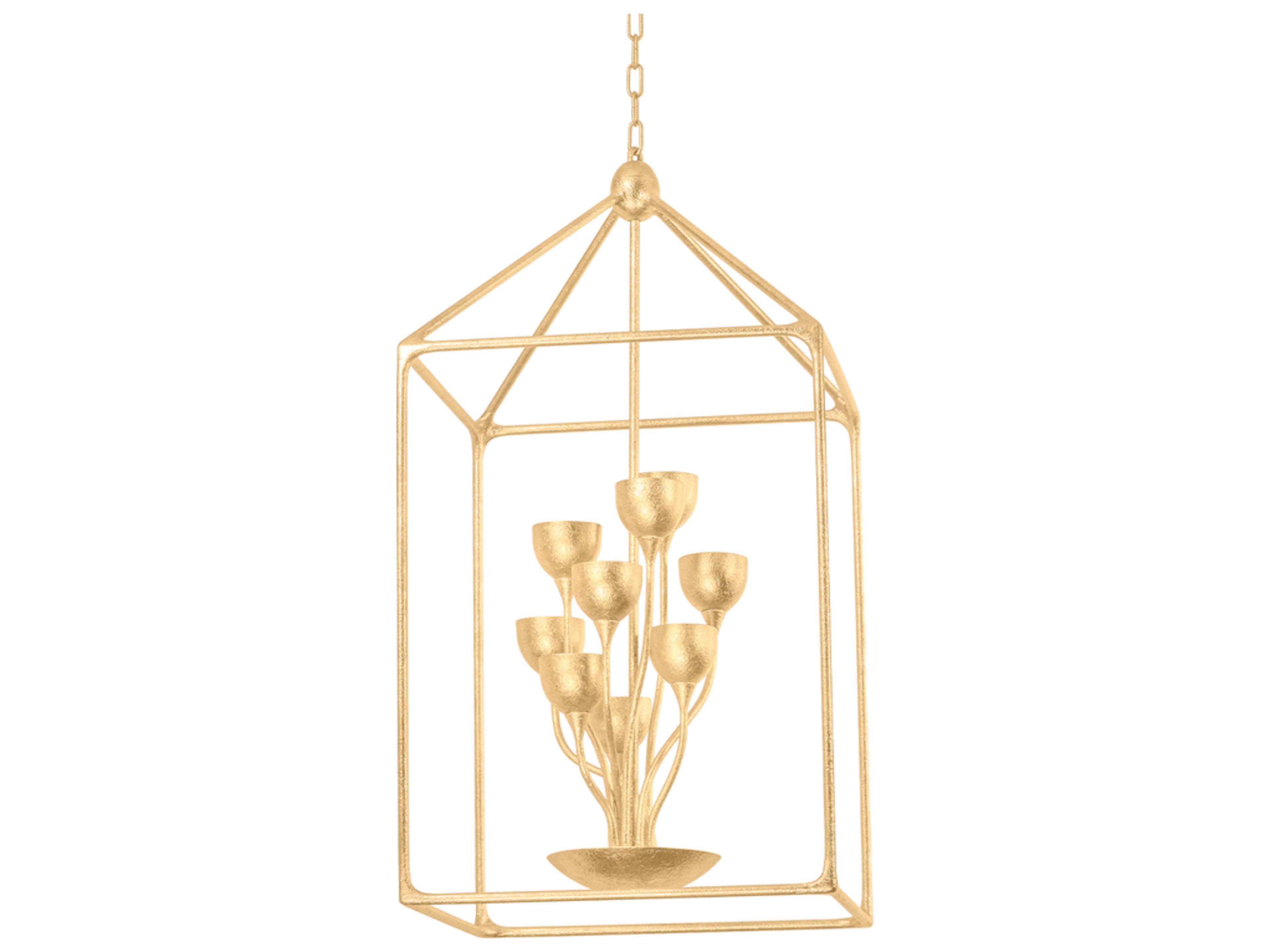 Troy Lighting Westwood 12-Light Vintage Gold Leaf Pendant