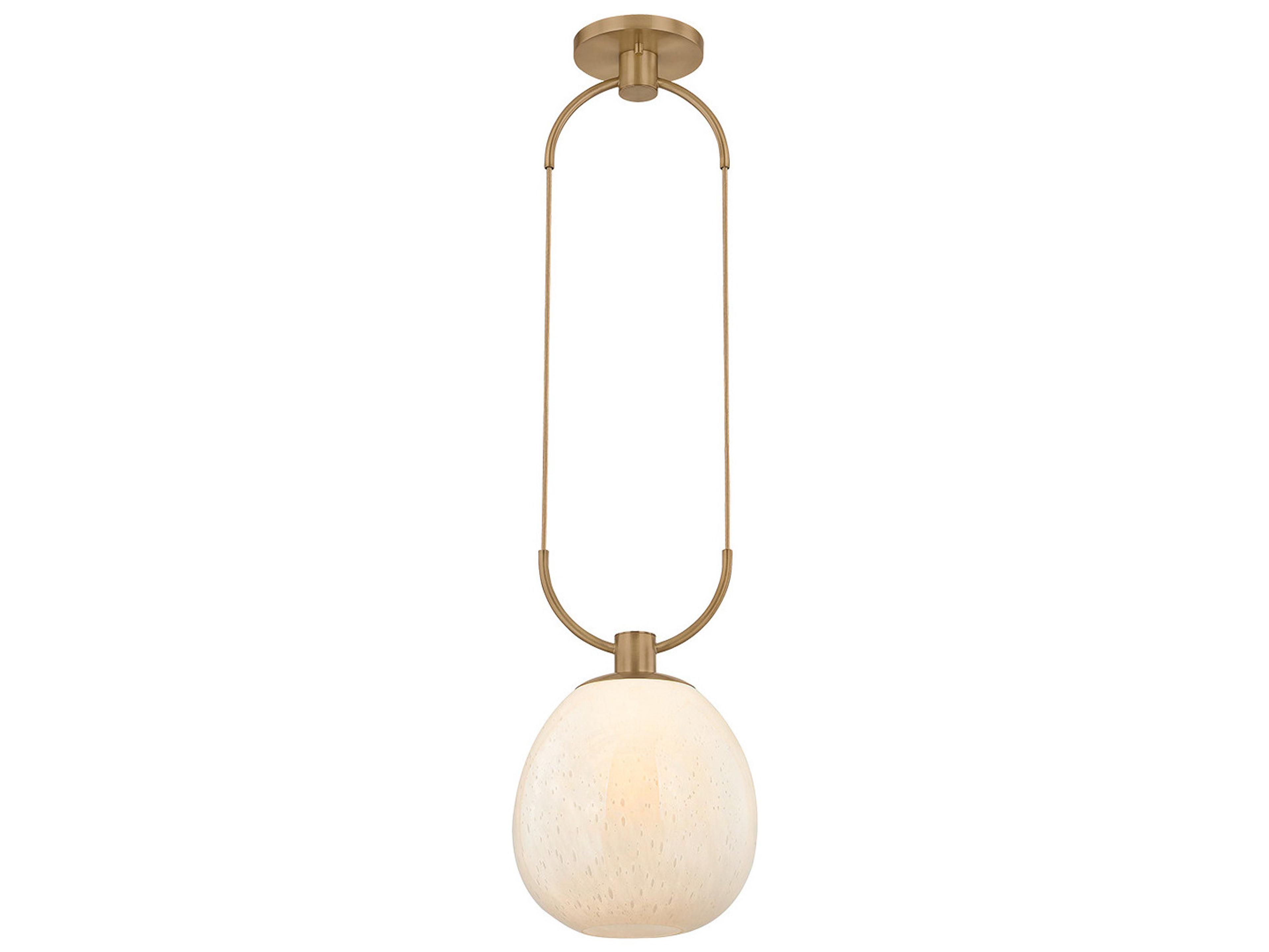 Troy Lighting Jove 1-Light Patina Brass Globe Mini Pendant