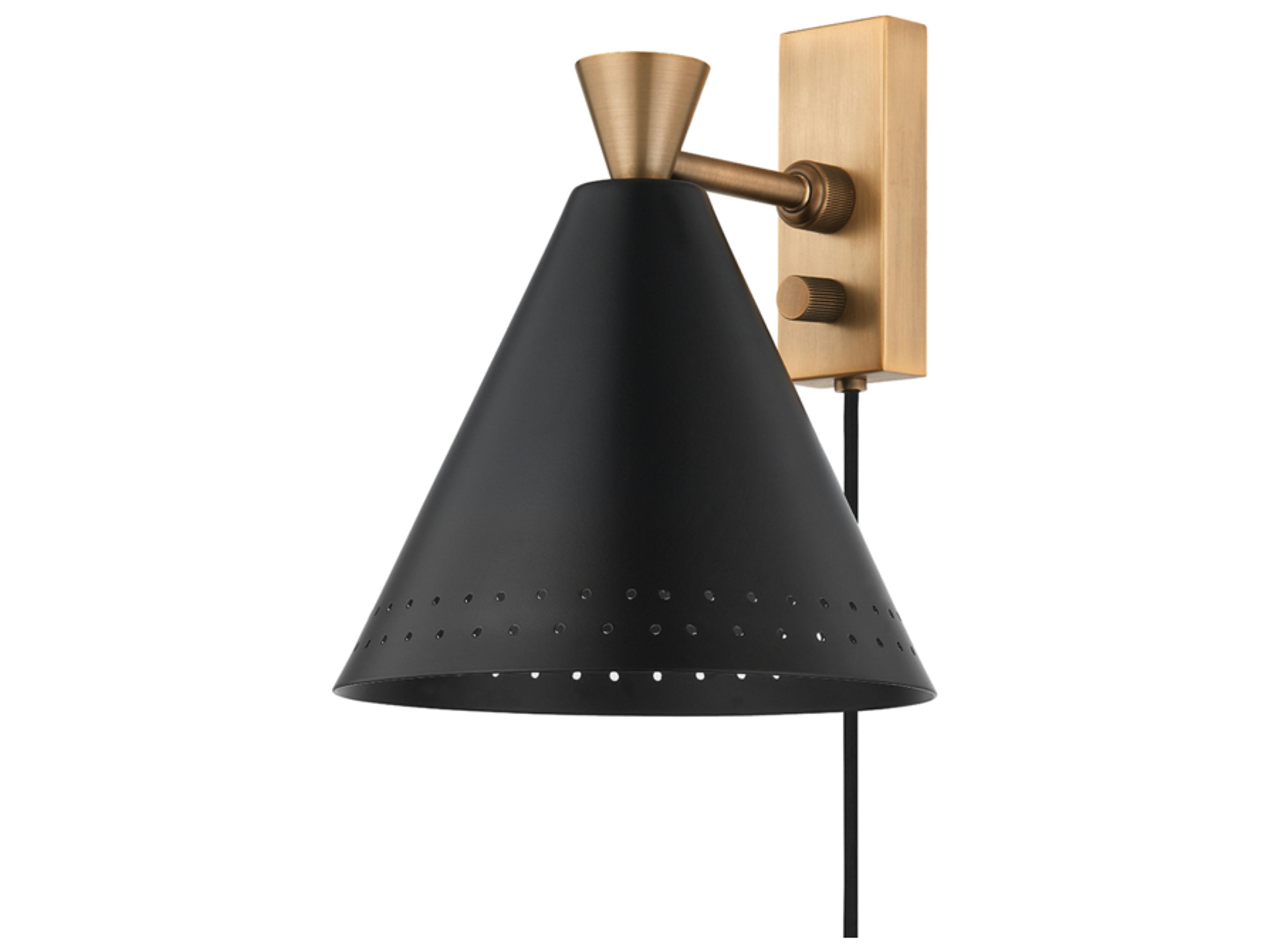 Troy Lighting Arvin 1-Light Patina Brass Wall Sconce