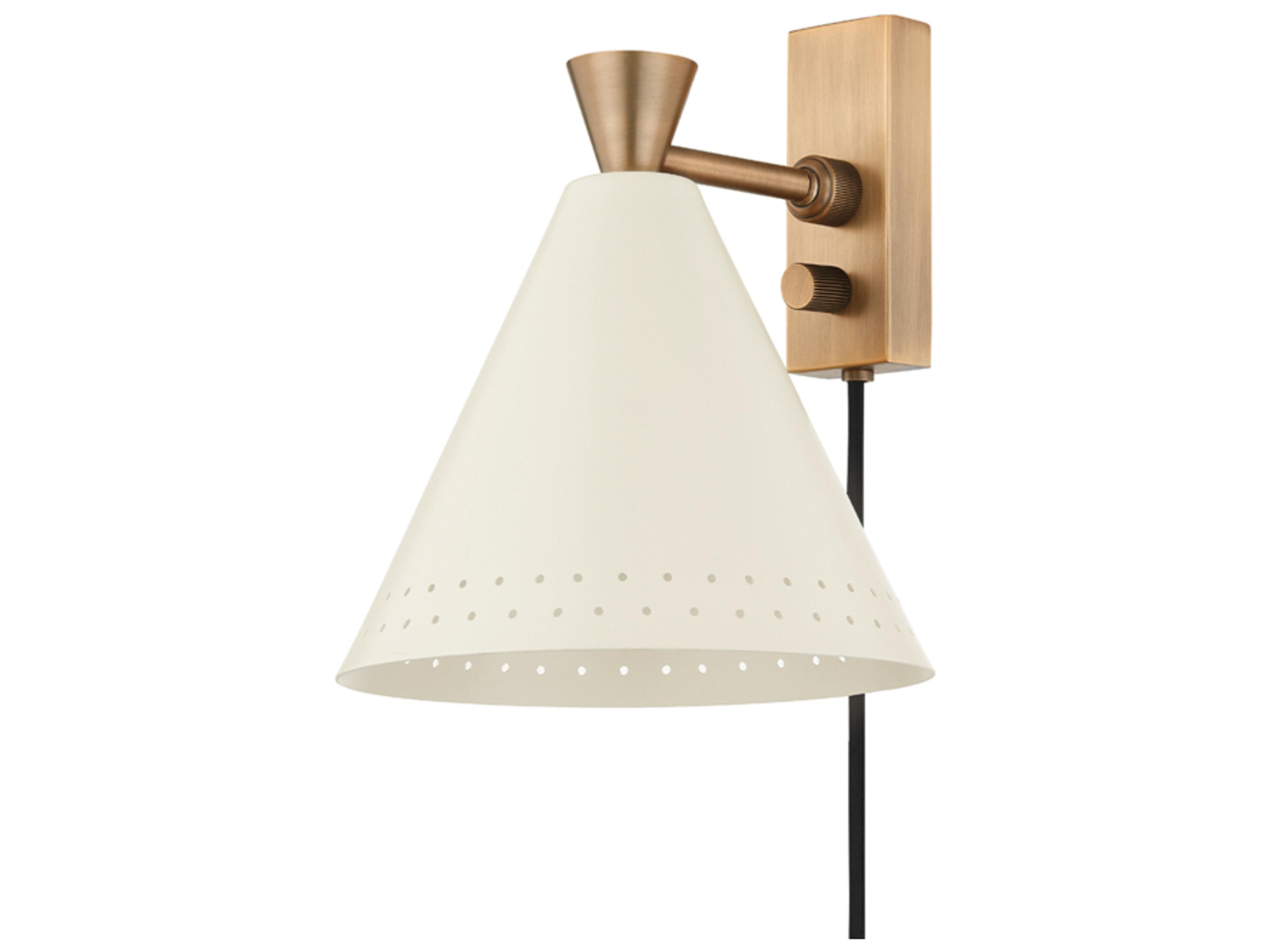 Troy Lighting Arvin 1-Light Patina Brass Wall Sconce