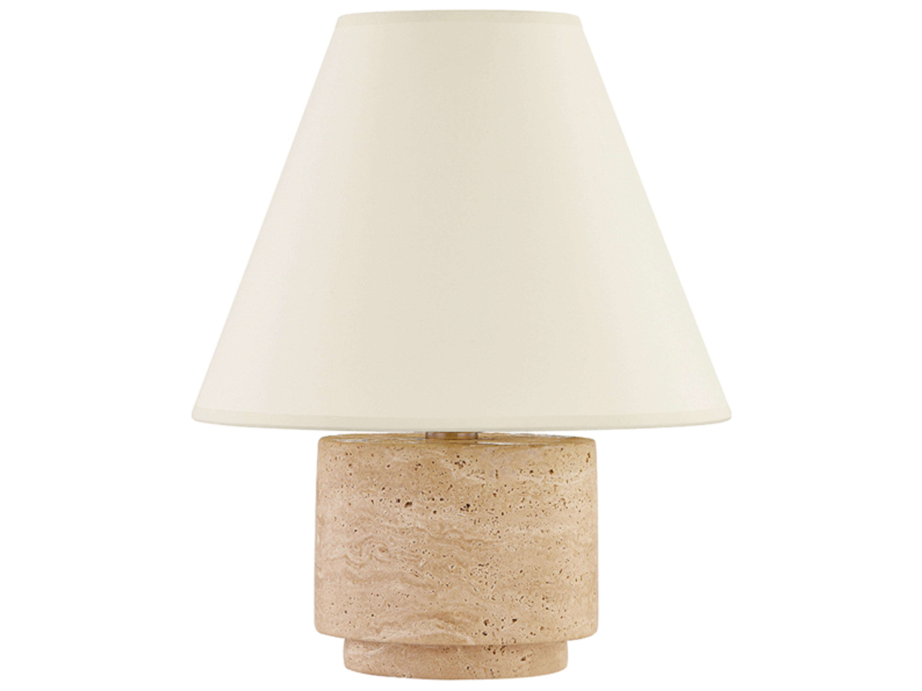 Troy Lighting Bronte Patina Brass Brown Table Lamp