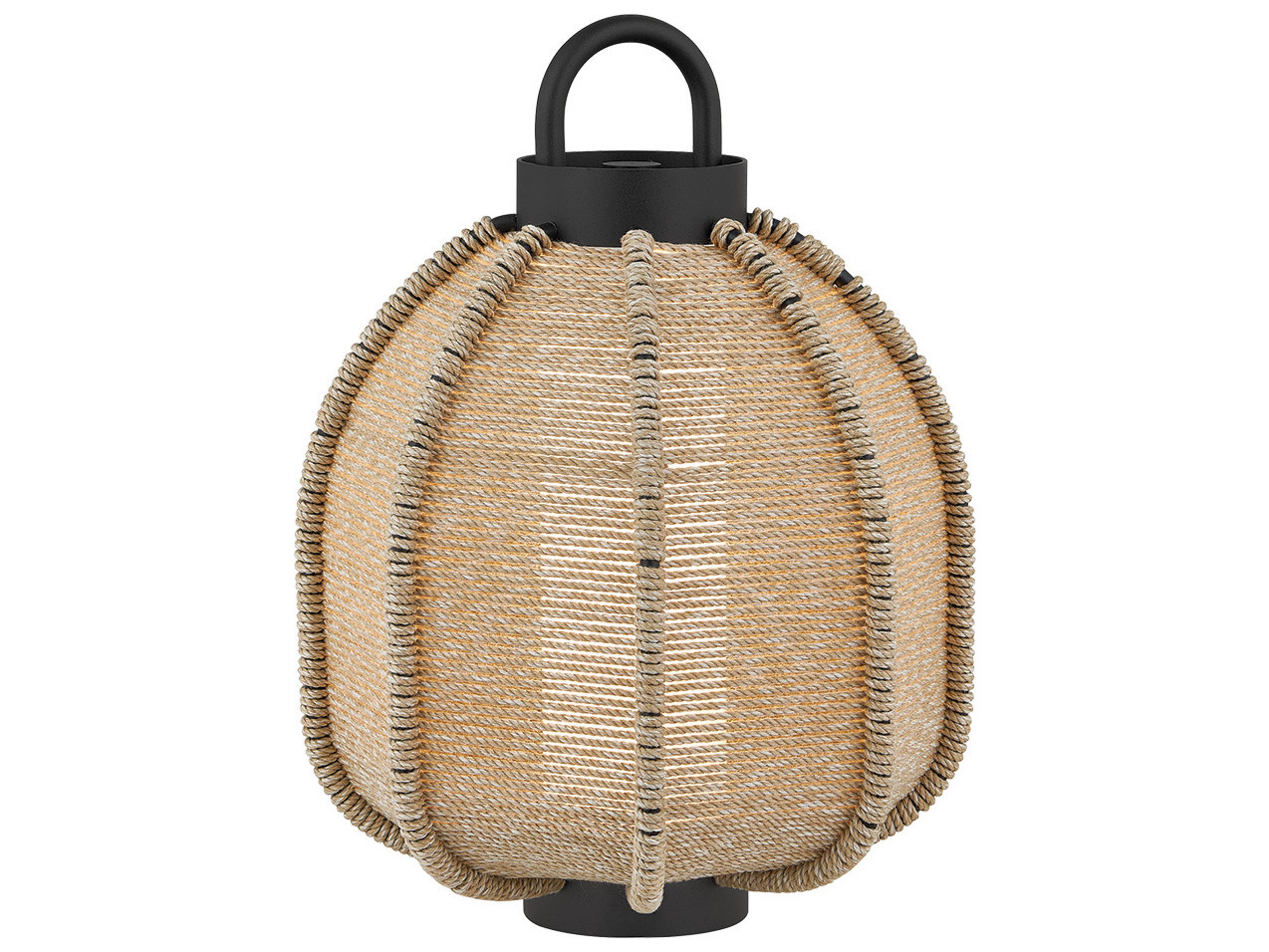 Troy Lighting Maltby Texture Black Brown Table Lamp