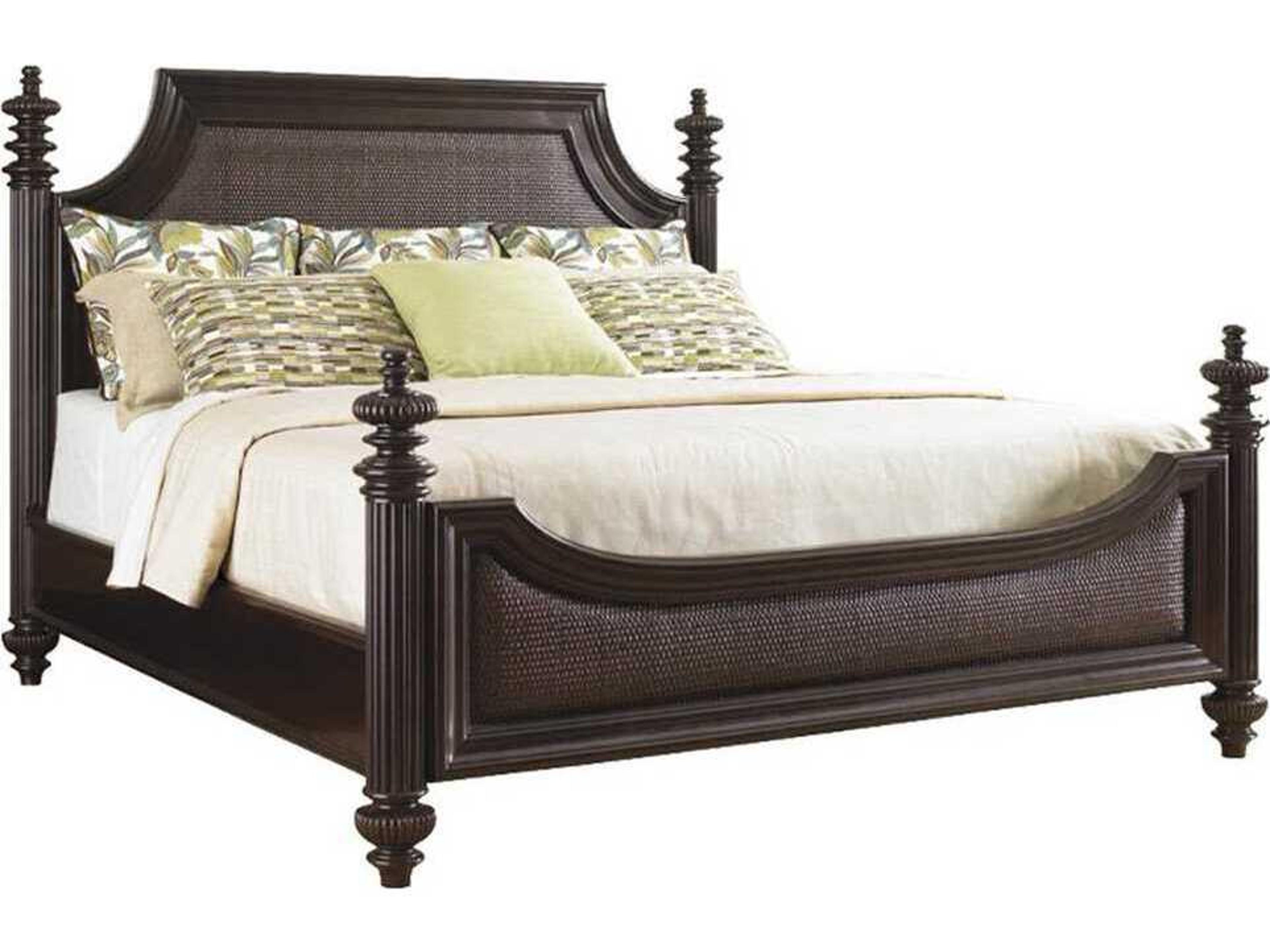 Tommy Bahama Royal Kahala Harbour Point Wood Queen Panel Bed