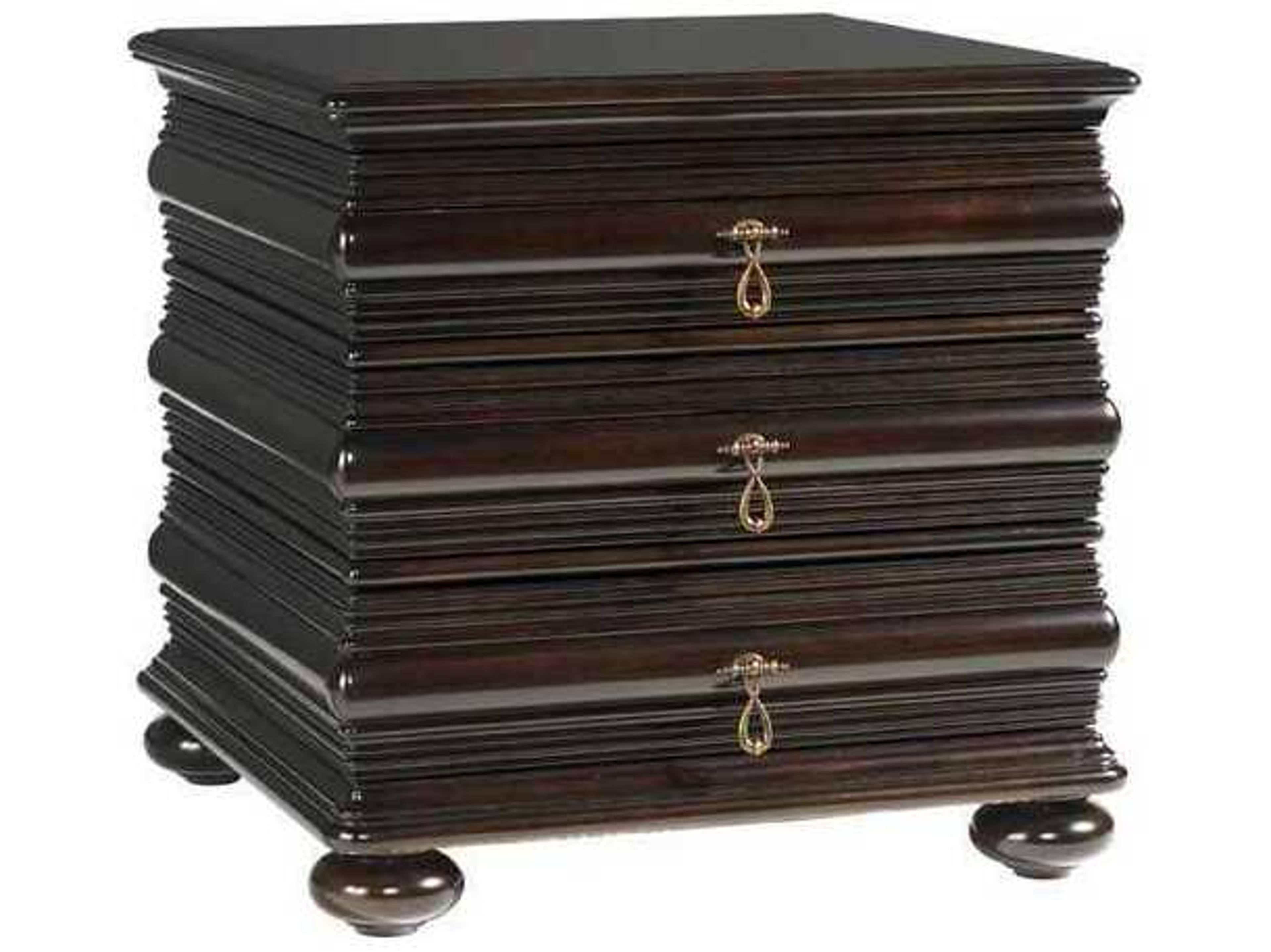 Tommy Bahama Royal Kahala Black Sands Square End Table