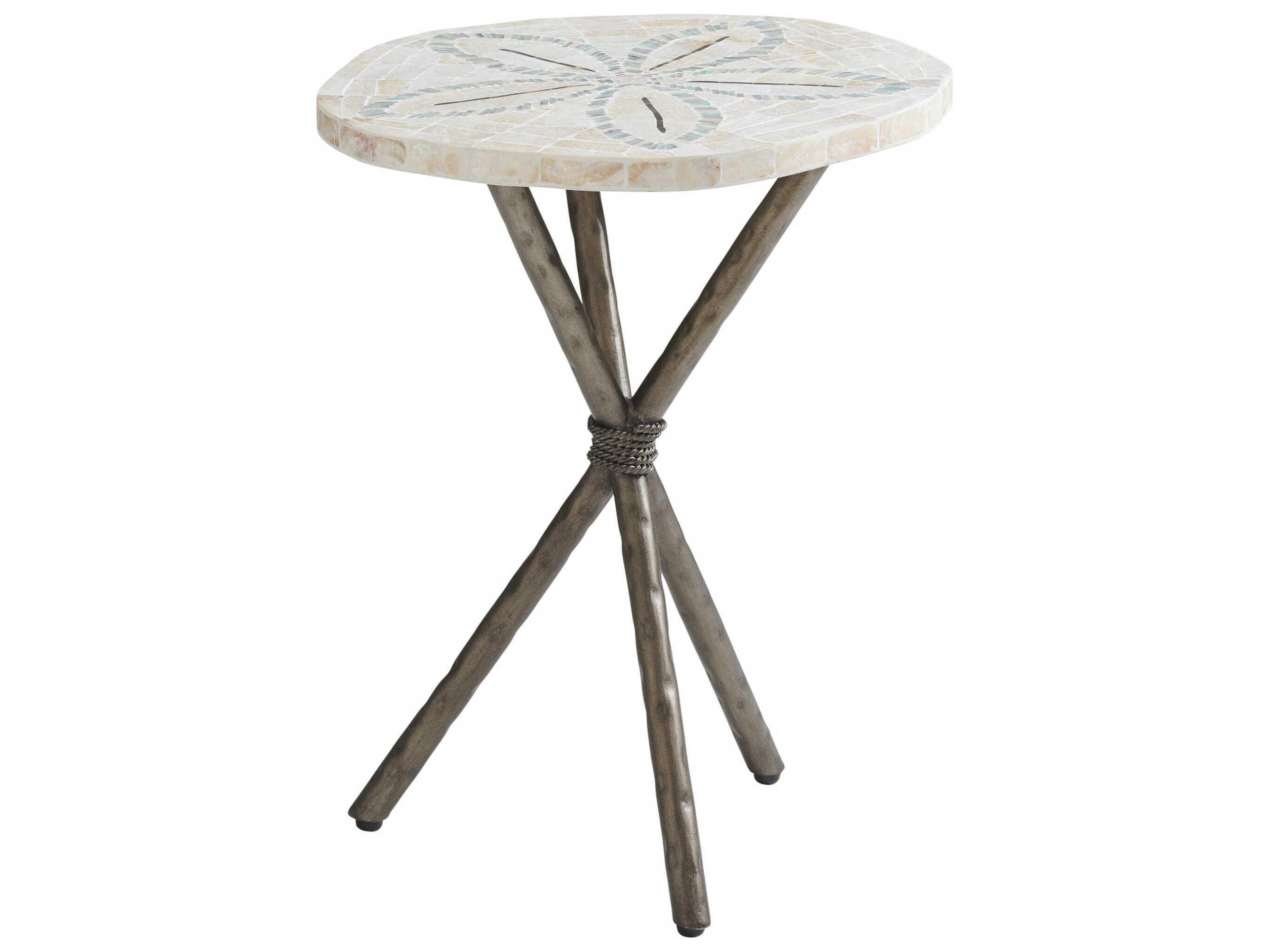 Tommy Bahama Ocean Breeze Sand Dollar End Table