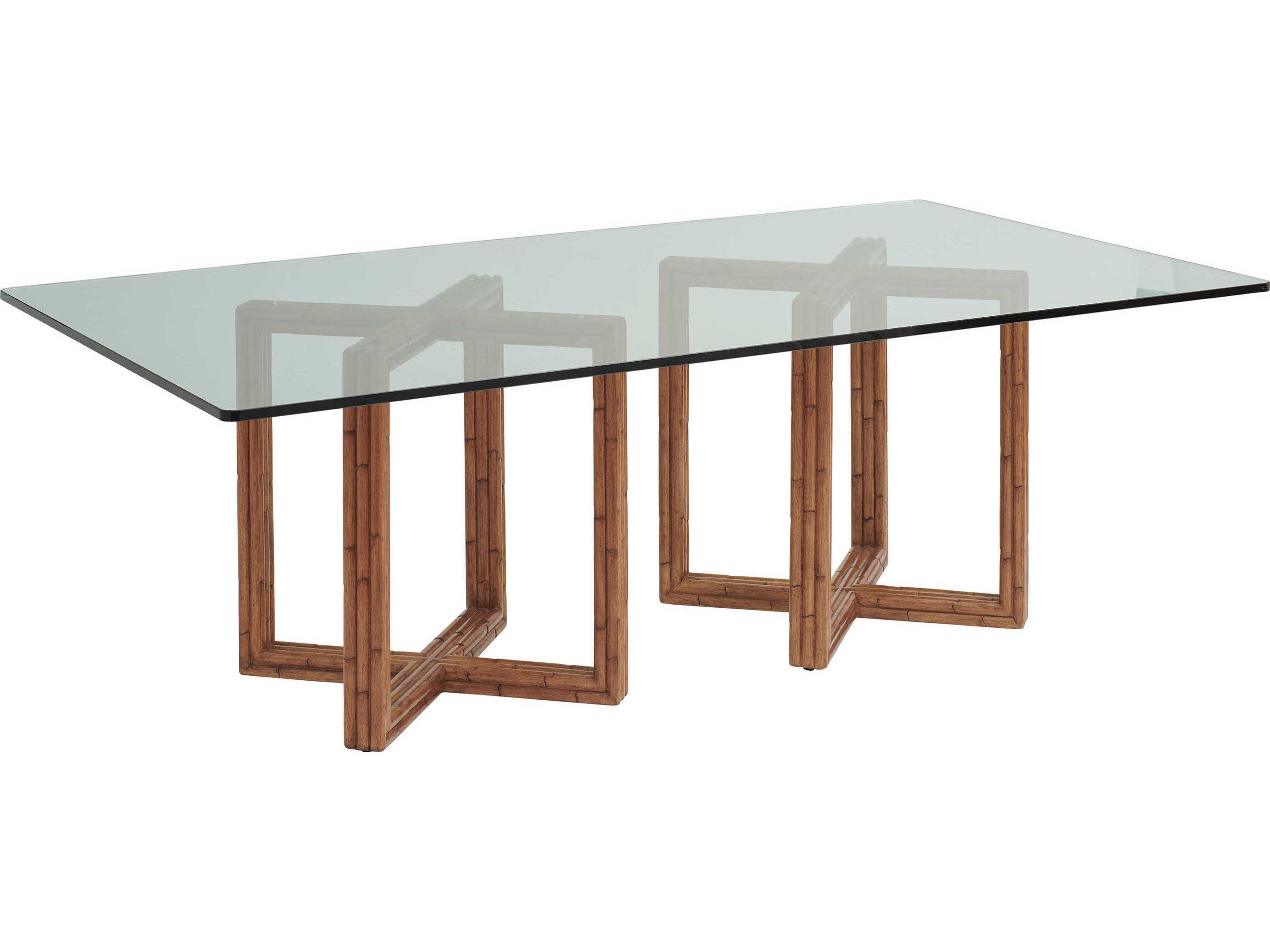 Tommy Bahama Palm Desert Sheridan Glass Top Dining Table