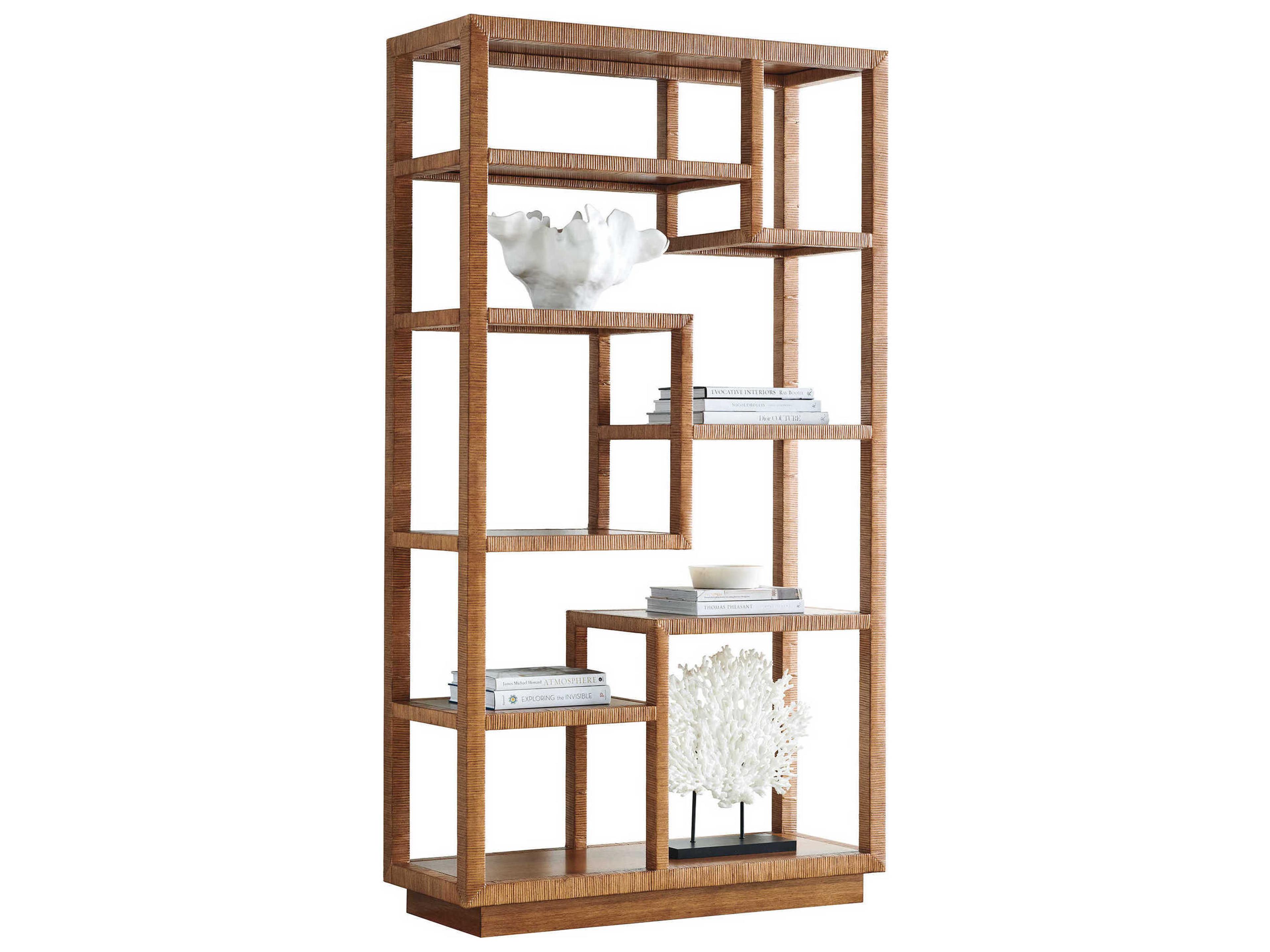 Tommy Bahama Palm Desert Bryce Raffia Etagere