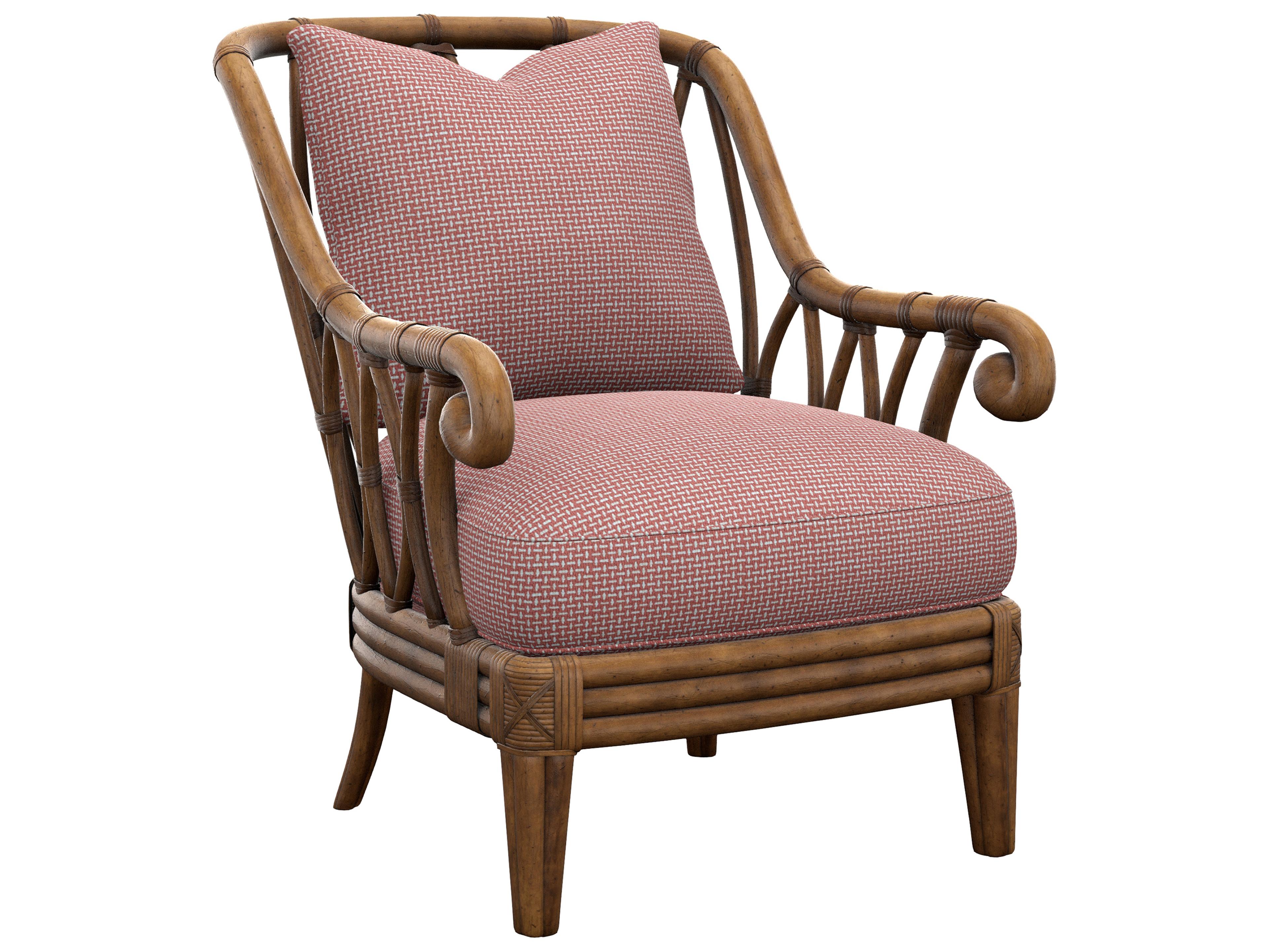Tommy Bahama Featured Upholstery Pink Accent Chair