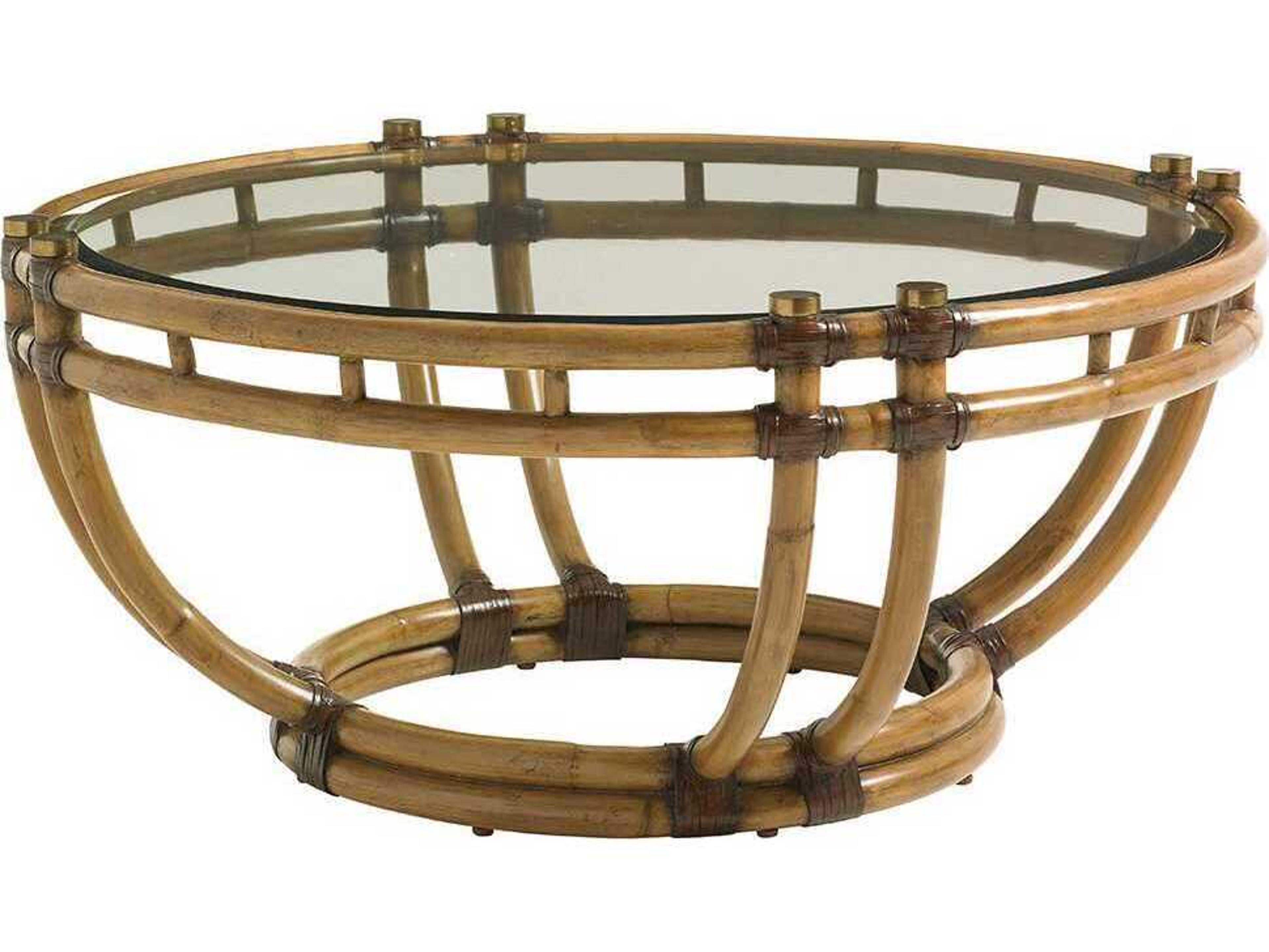 Tommy Bahama Twin Palms Turtle Beach Round Coffee Table