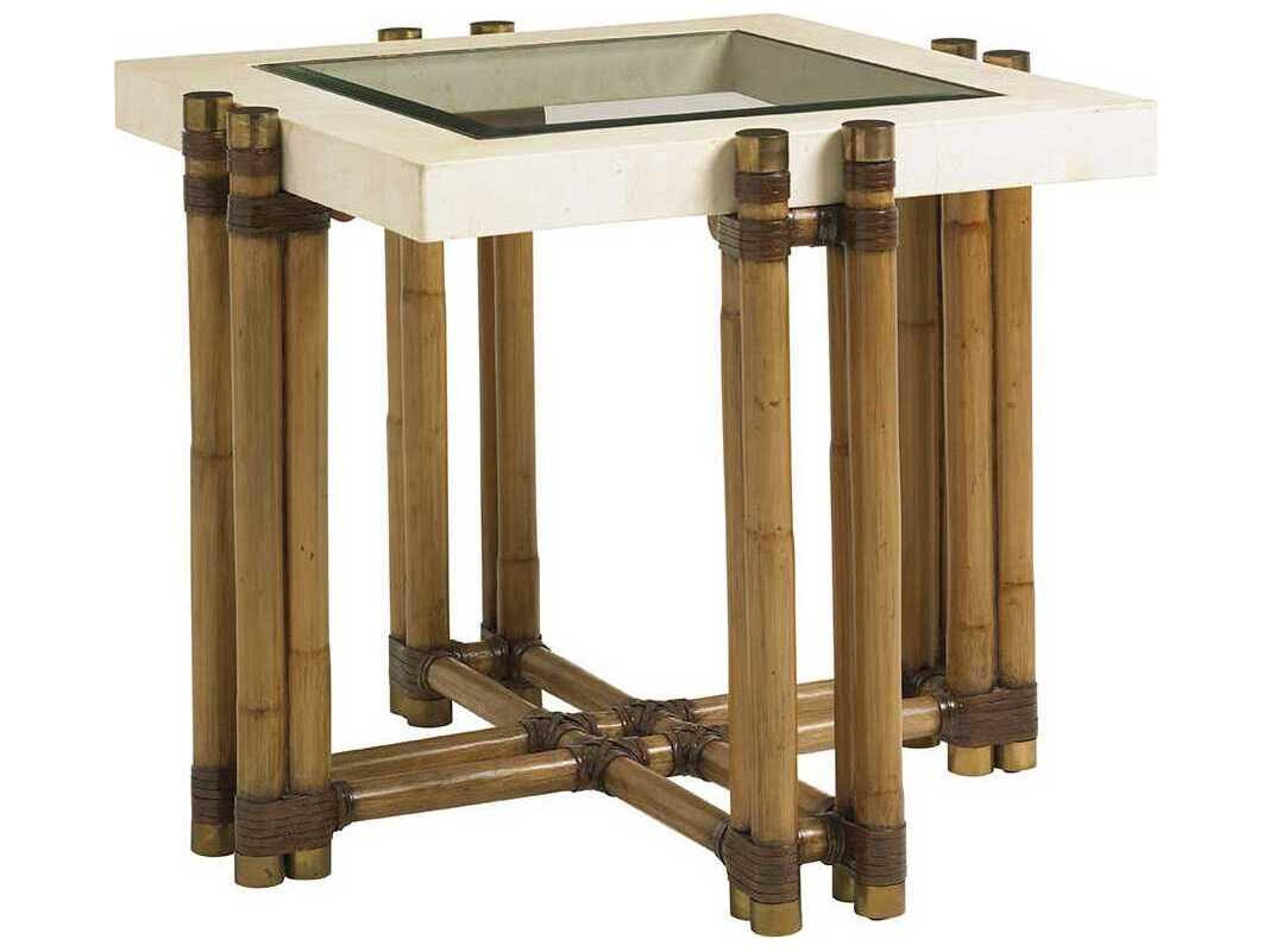 Tommy Bahama Twin Palms Los Cabos Square End Table