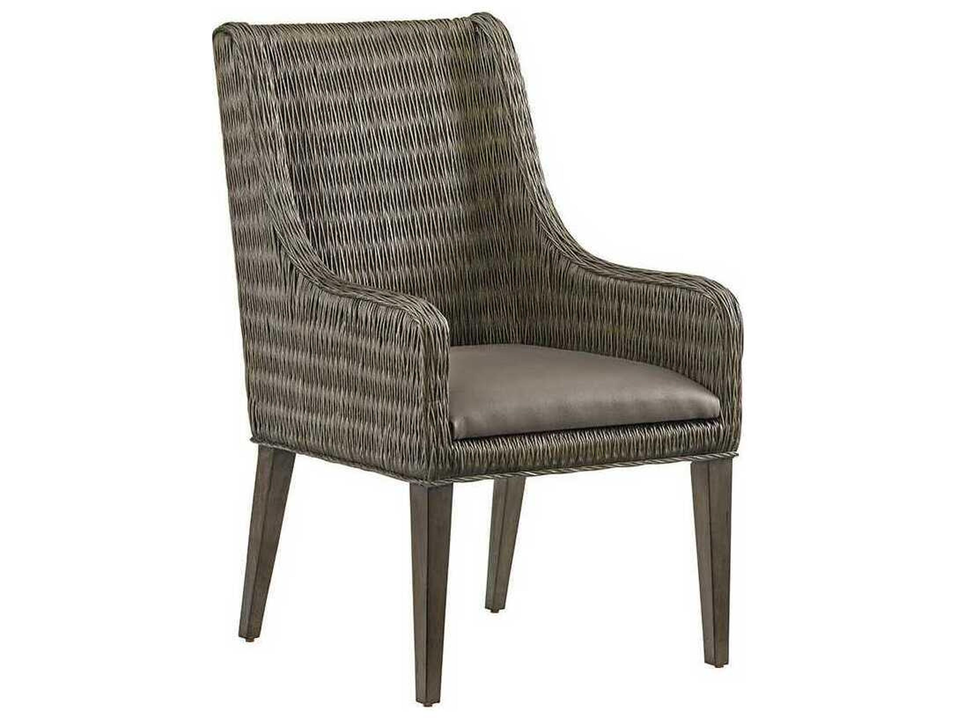 Tommy Bahama Cypress Point Brandon Leather Dining Arm Chair