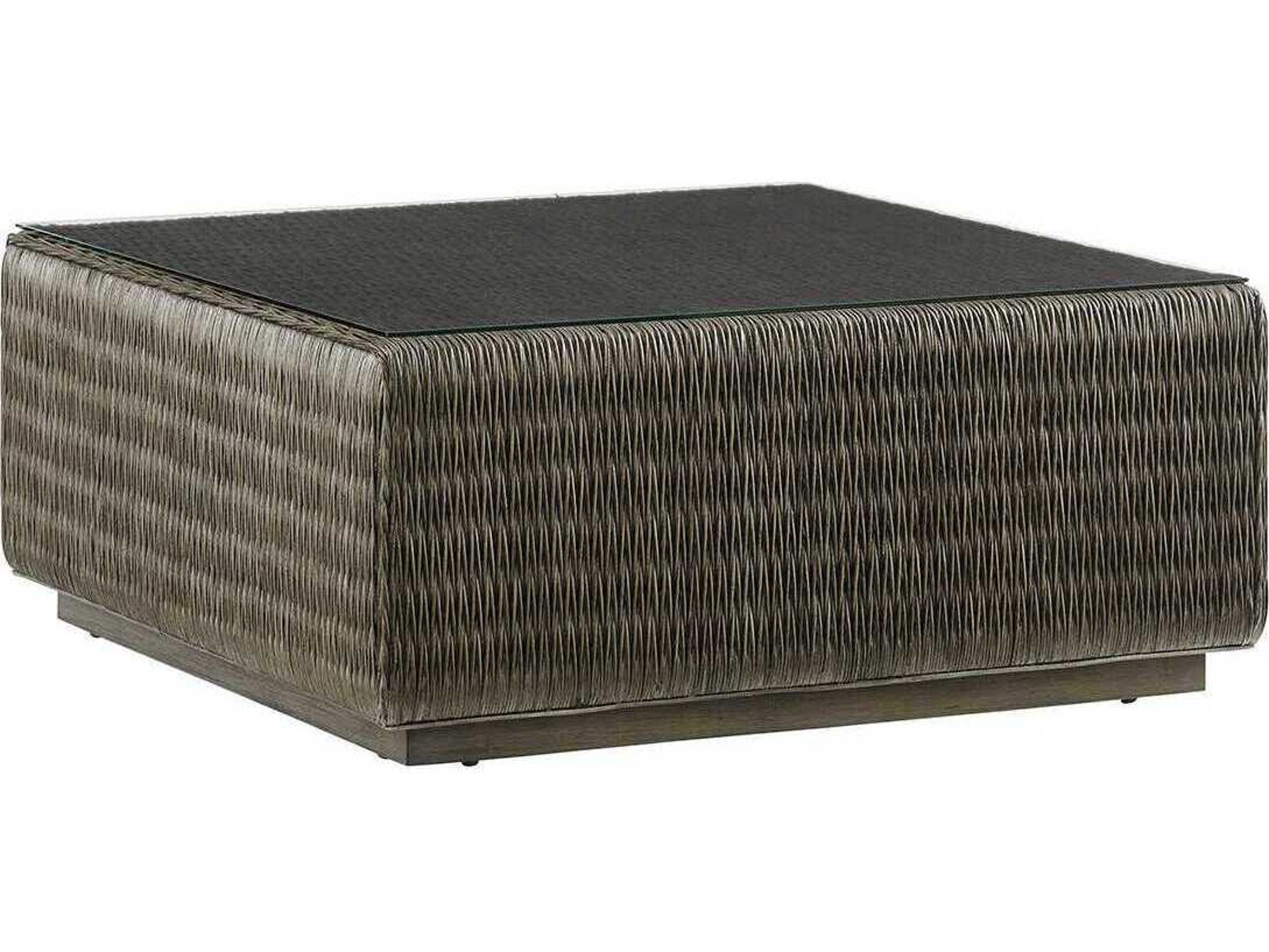 Tommy Bahama Cypress Point Seawatch Woven Square Coffee Table