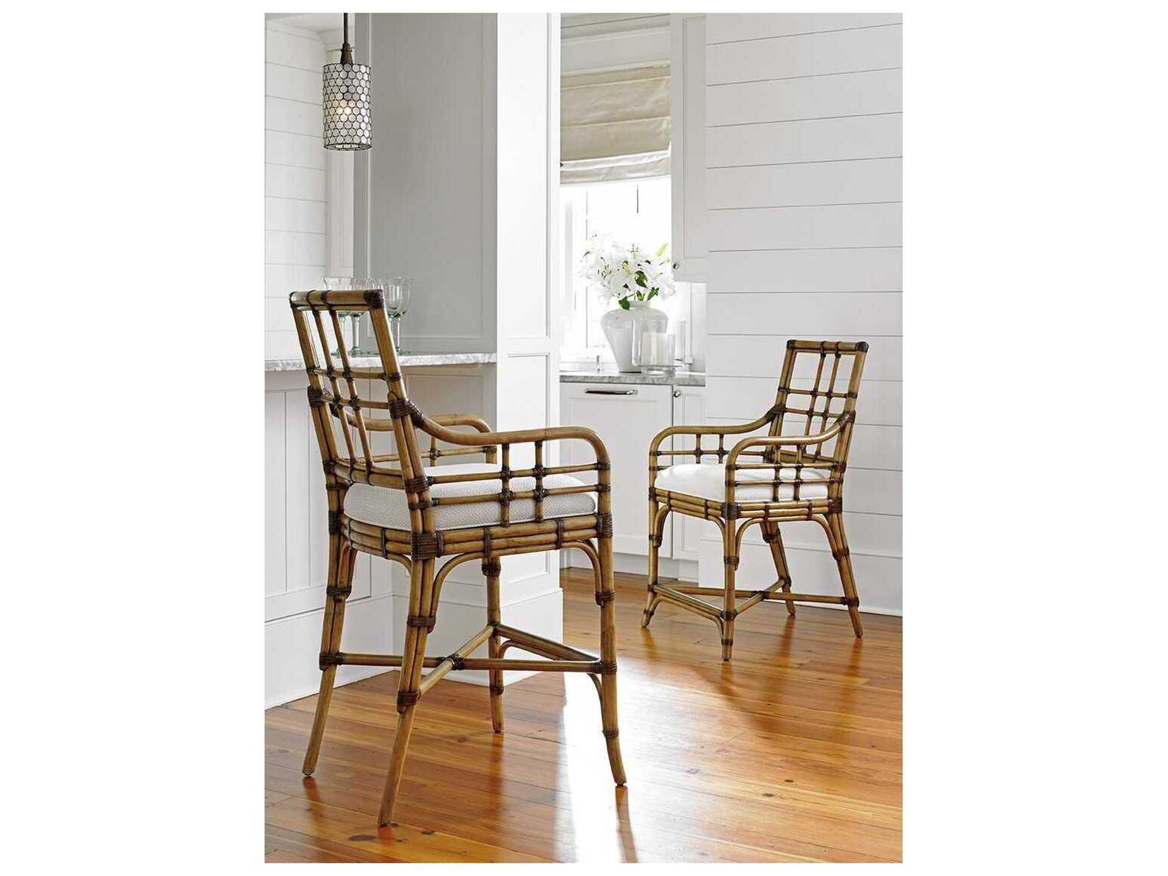 Tommy Bahama Twin Palms Bar Chair Set