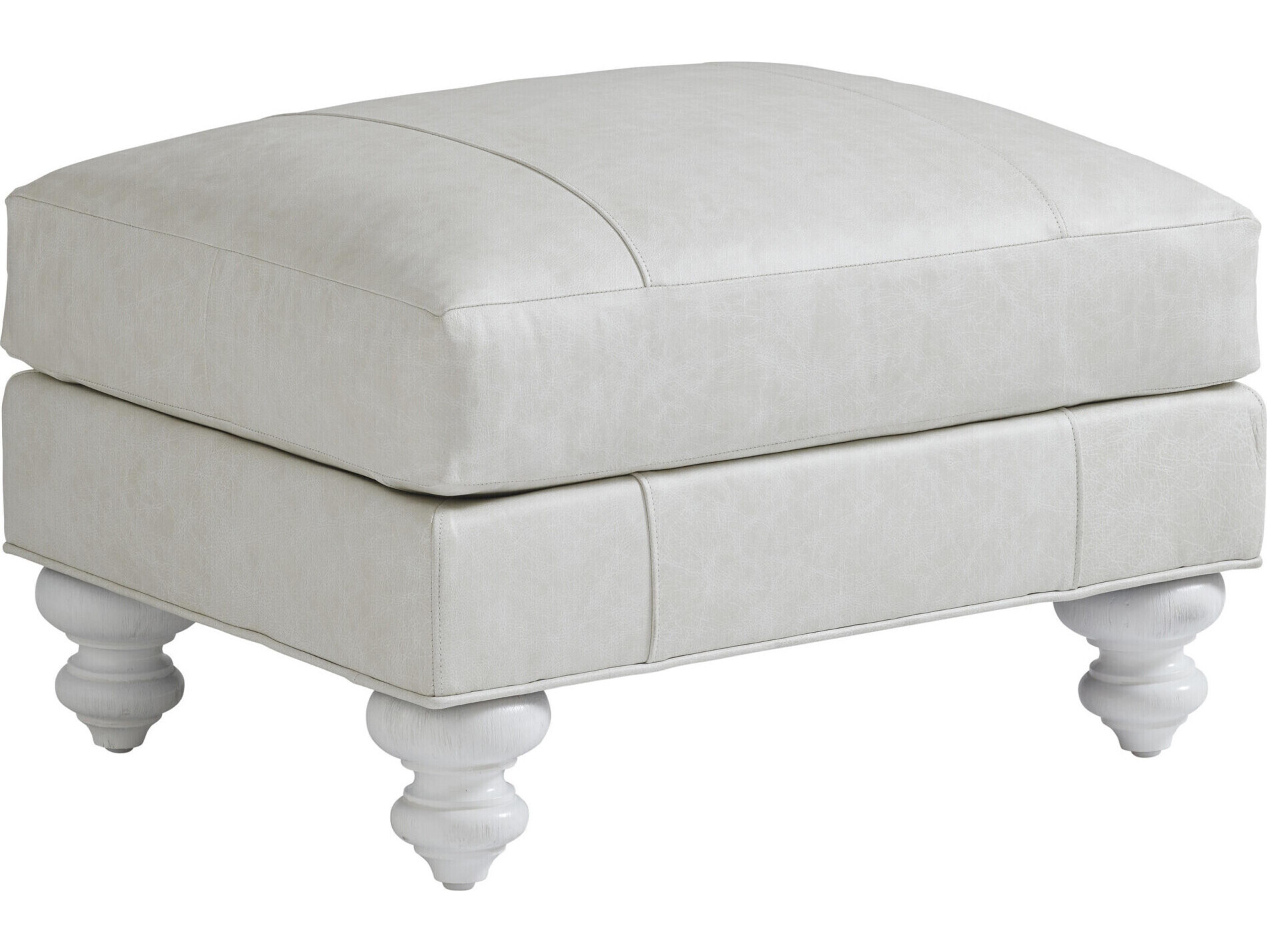Tommy Bahama Ocean Breeze Leather Ottoman