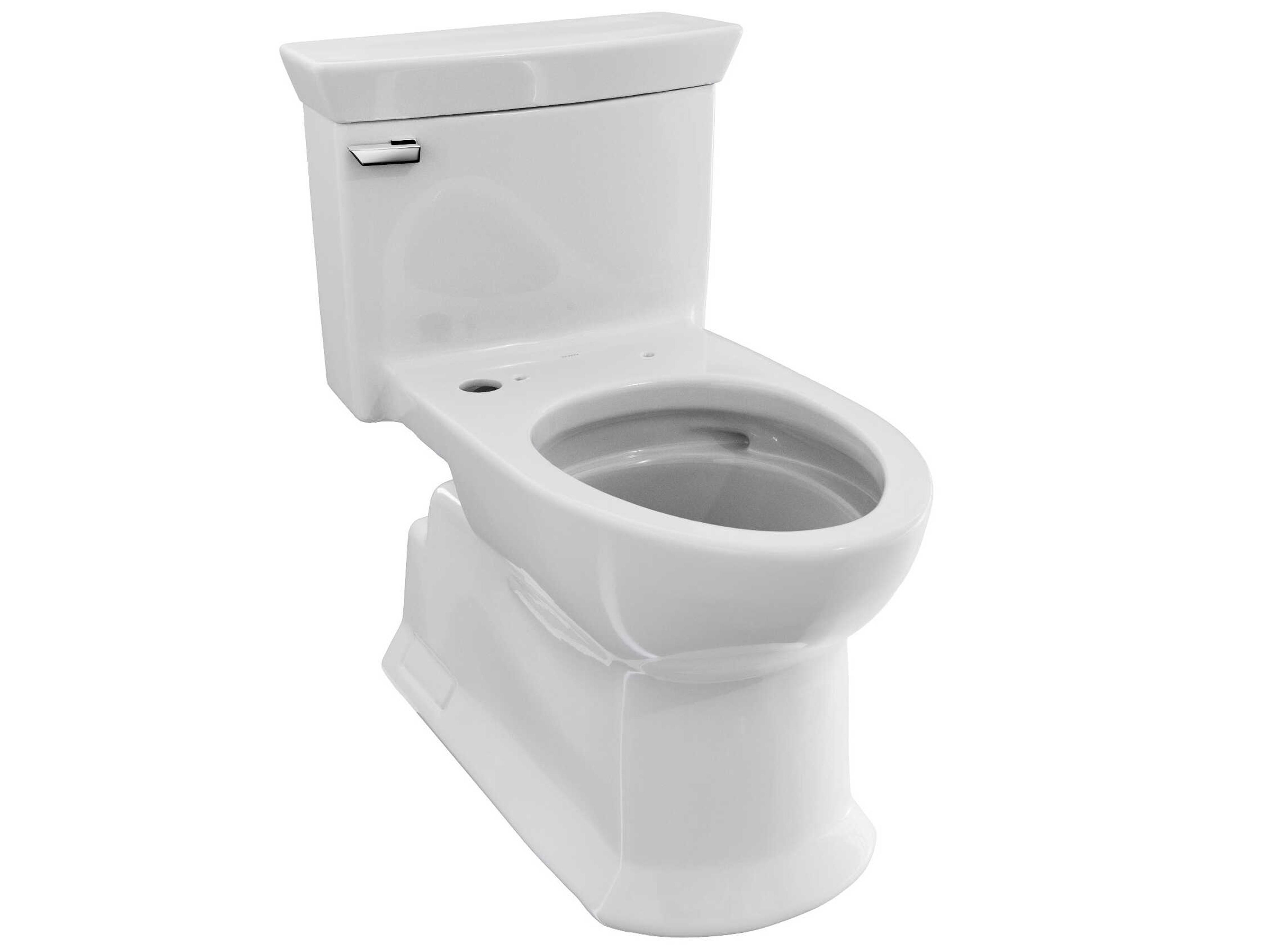 TOTO Soiree One Piece Elongated Universal Height Skirted Cotton White Toilet with Cefiontect