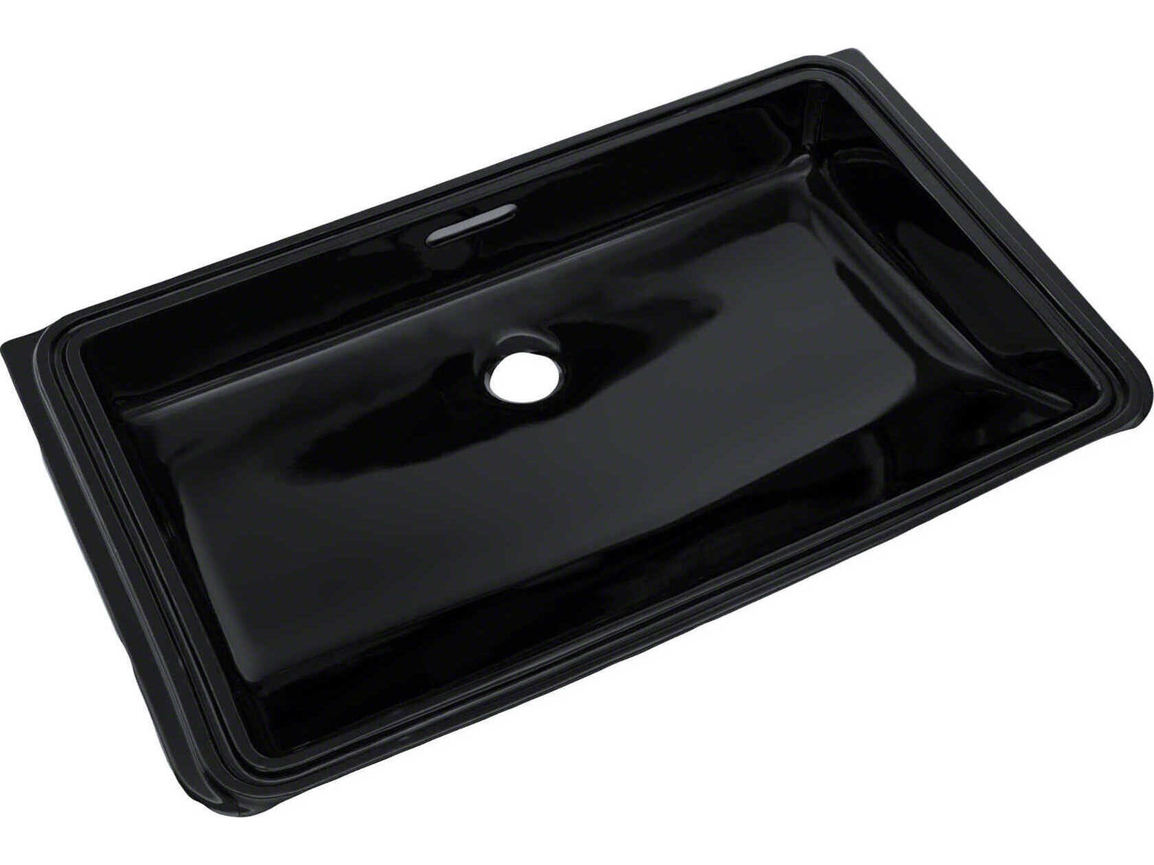 TOTO Ebony Rectangular Undermount Bathroom Sink