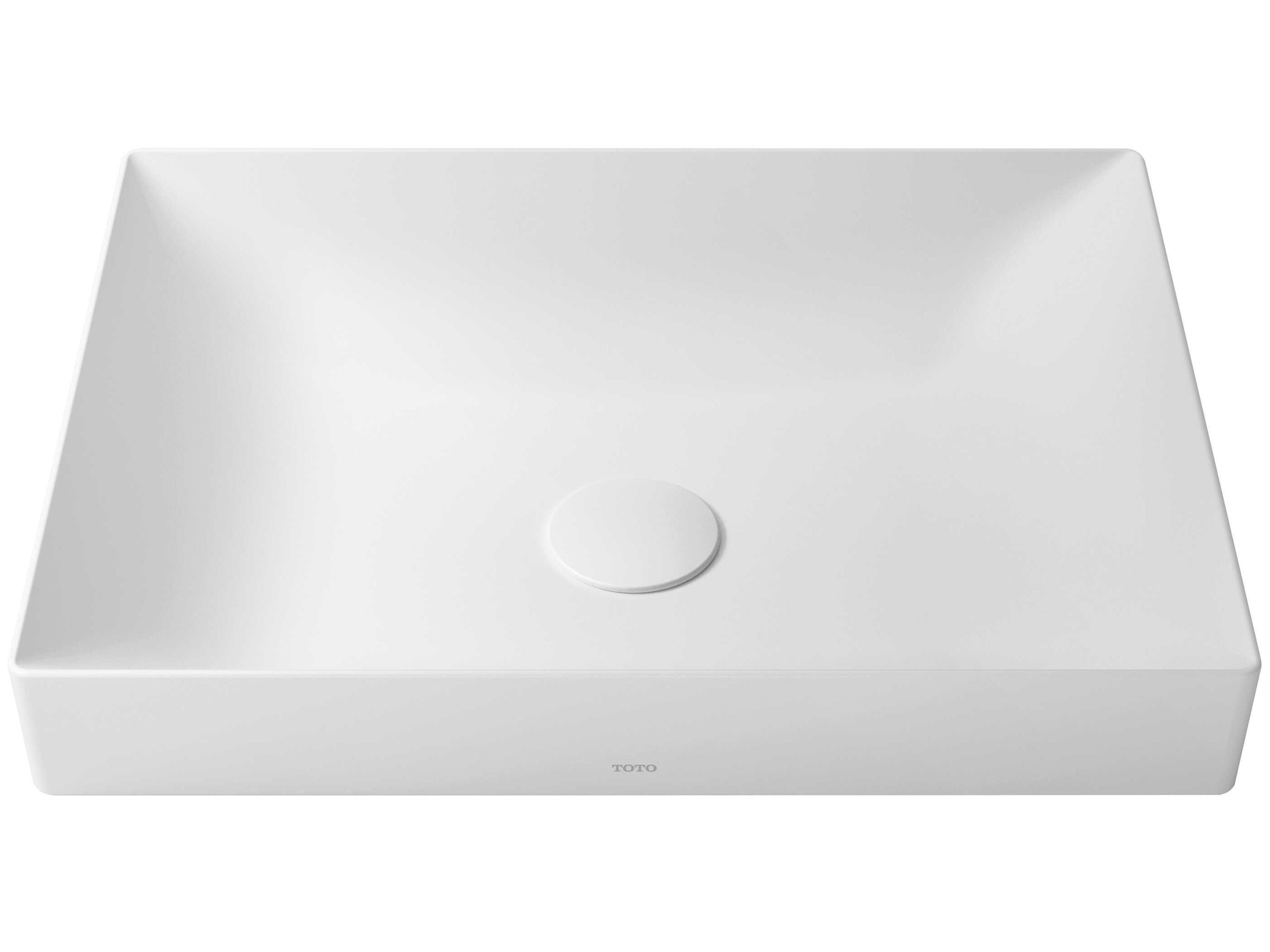 TOTO Kiwami Matte White Rectangular 20" Vessel Bathroom Sink