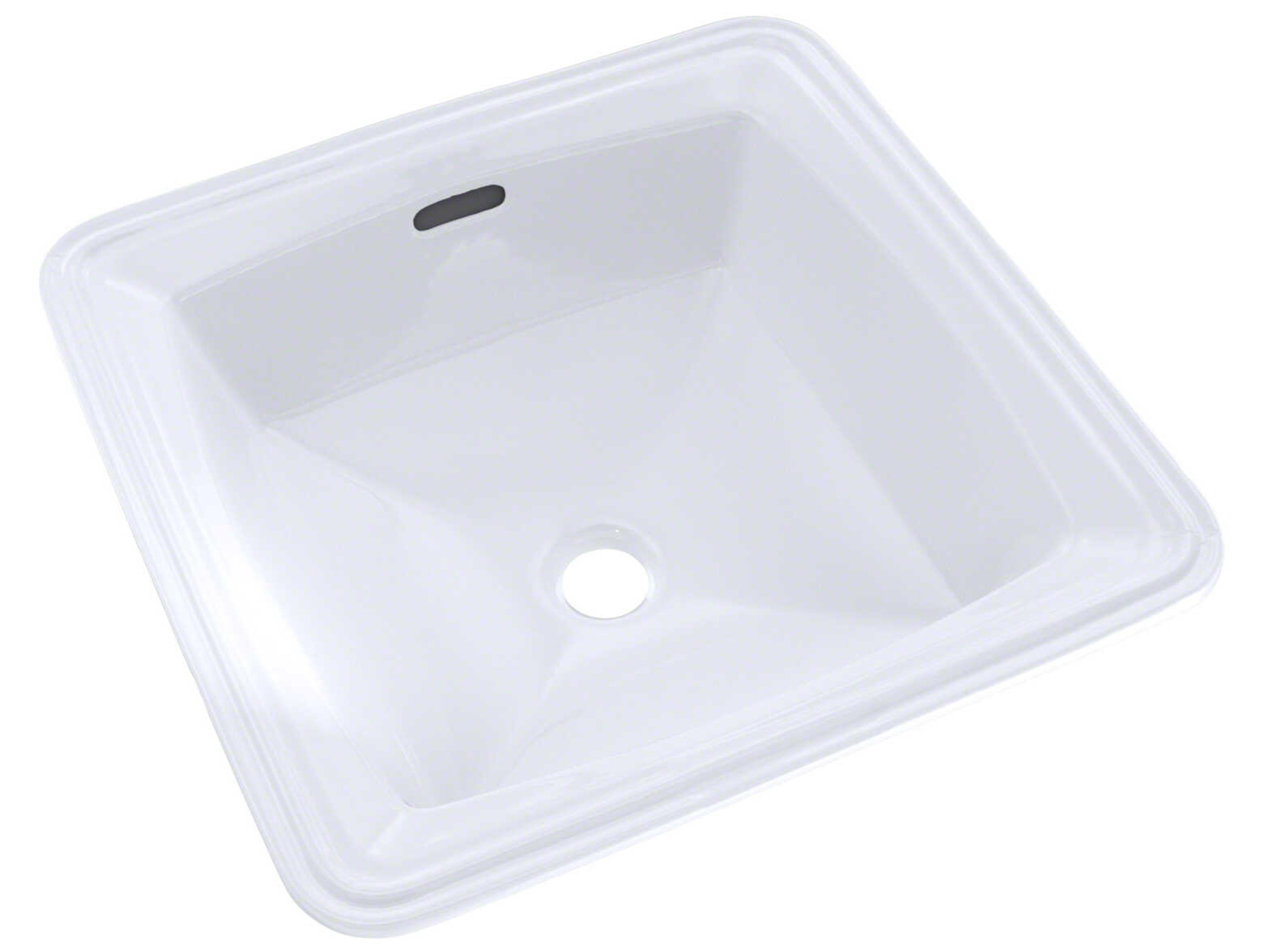 TOTO Connelly Square Undermount Bathroom Sink with Cefiontect