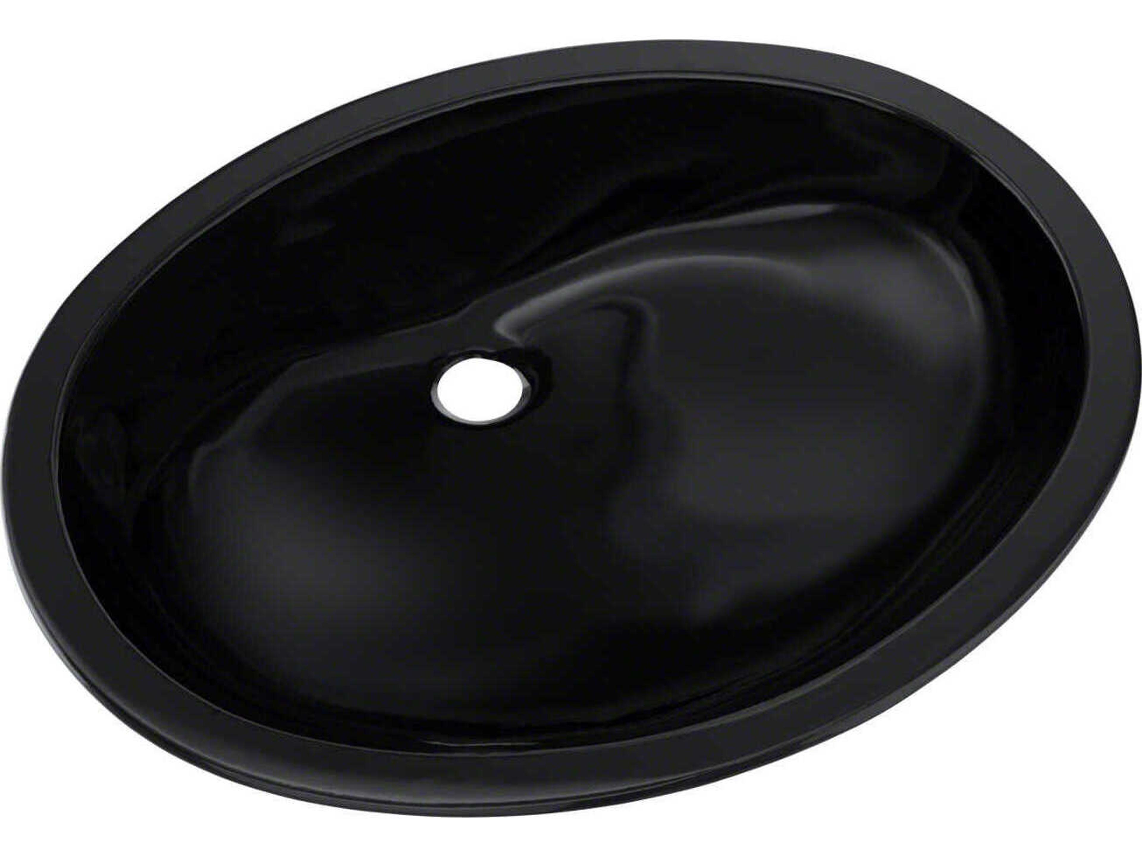 TOTO Dantesca Ebony Oval Undermount Bathroom Sink
