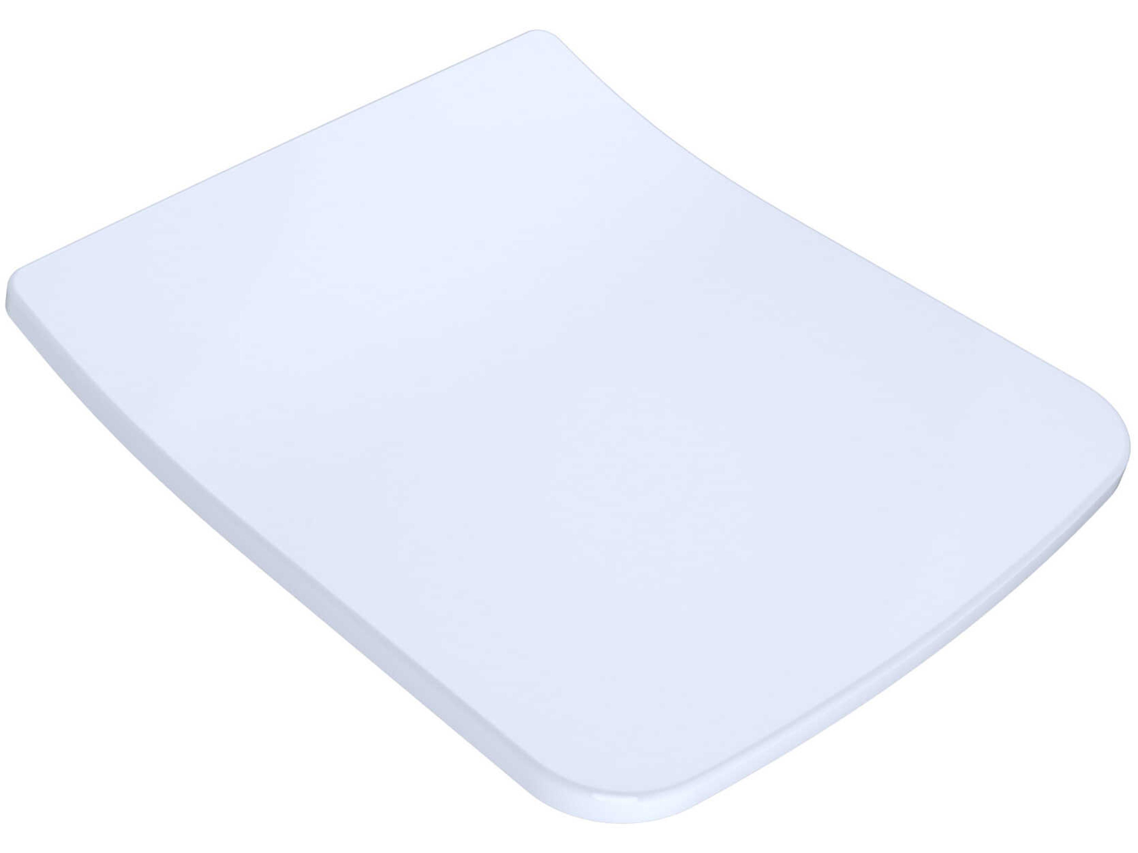 TOTO SoftClose Slim Cotton White Square Seat and Lid for SP Wall-Hung Toilet