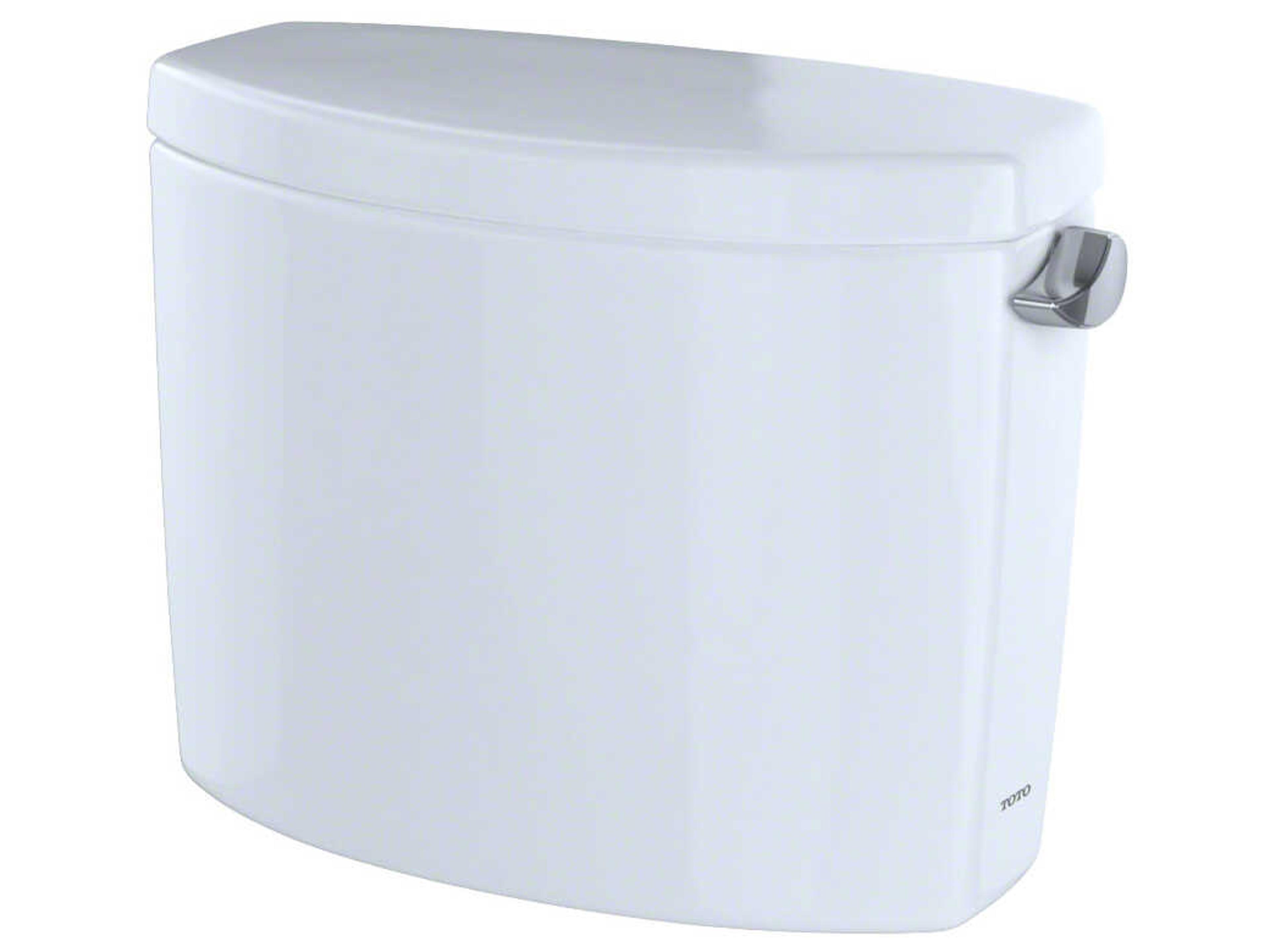 TOTO Drake-II and Vespin-II, Cotton White Toilet Tank with Right-Hand Trip Lever