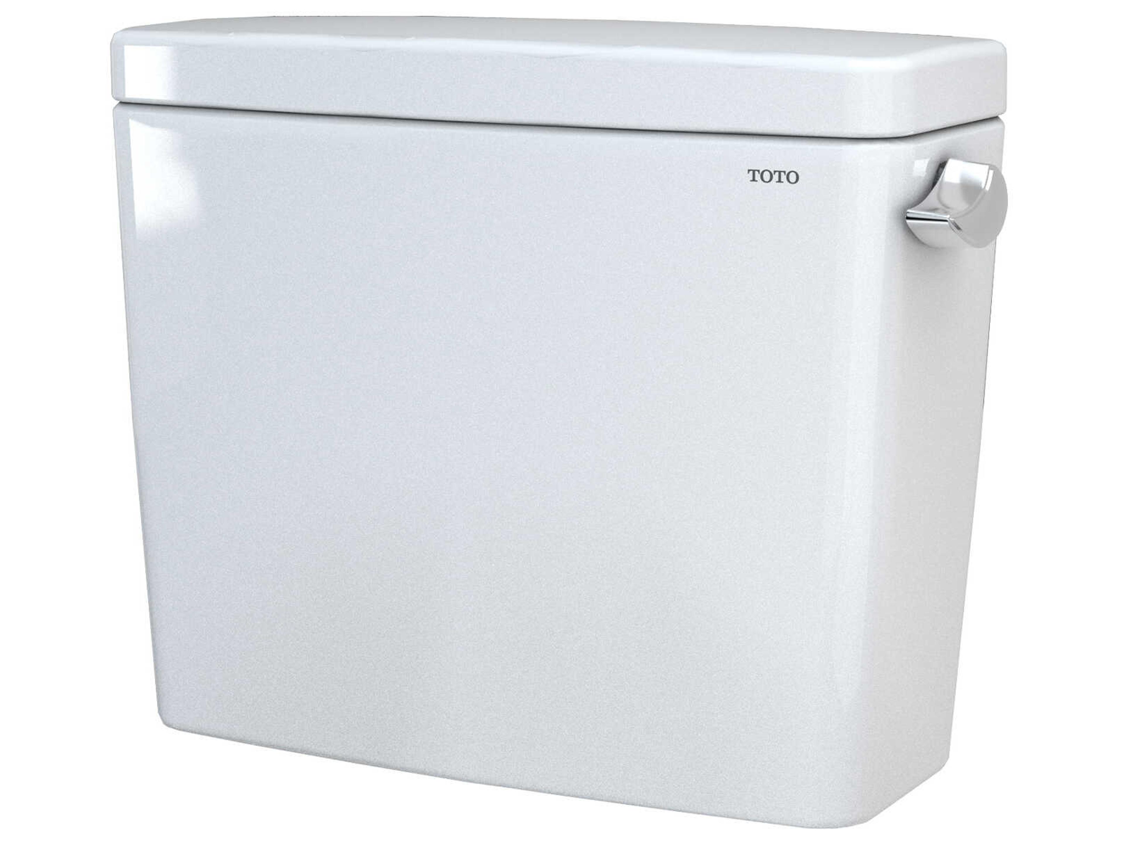TOTO Drake Cotton White Toilet Tank with Right-Hand Trip Lever