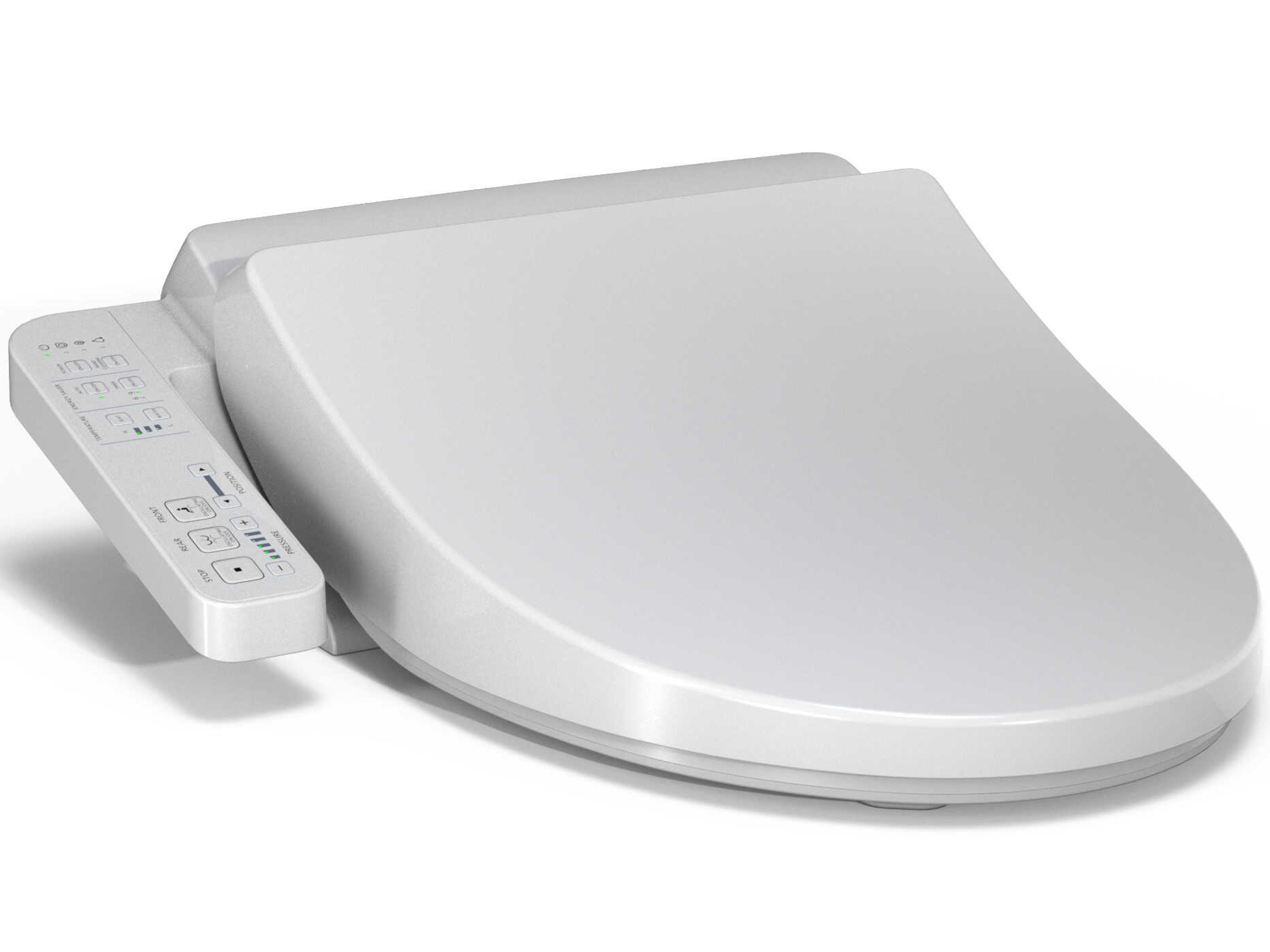 TOTO Cotton White Washlet A2 Electronic Bidet Toilet Seat with Heated Seat and SoftClose Lid, Elongated