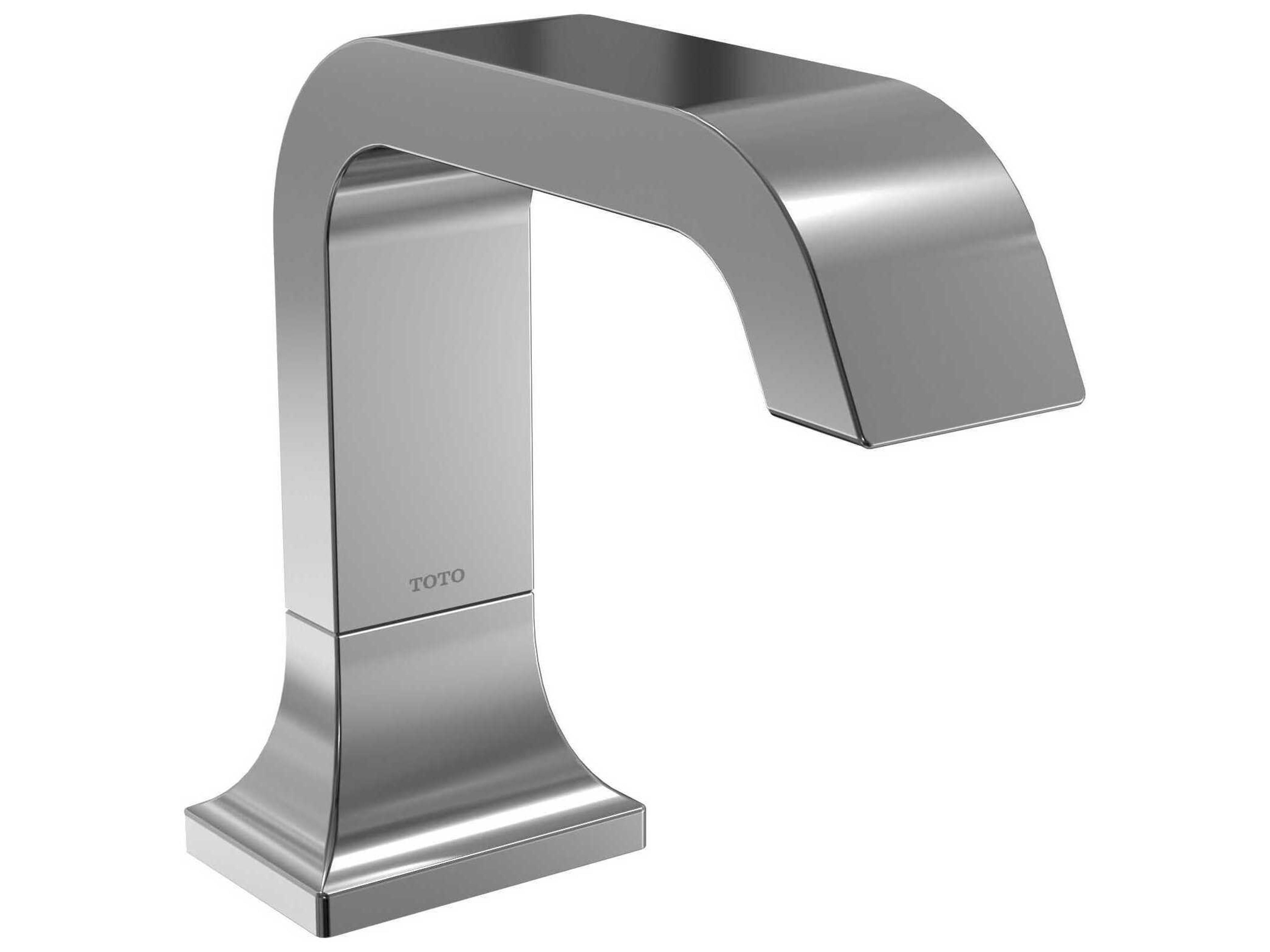 TOTO Global Composed Polished Chrome Touchless Bathroom Faucet with 10 Second On-Demand Flow