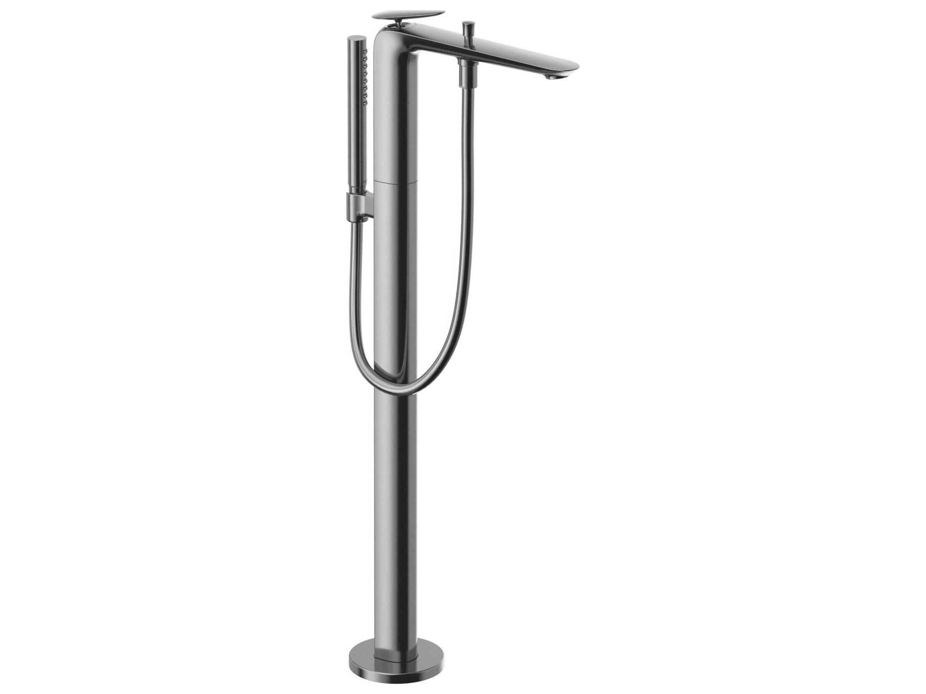 TOTO ZA-Series Polished Chrome Single-Handle Free Standing Tub Filler with Handshower