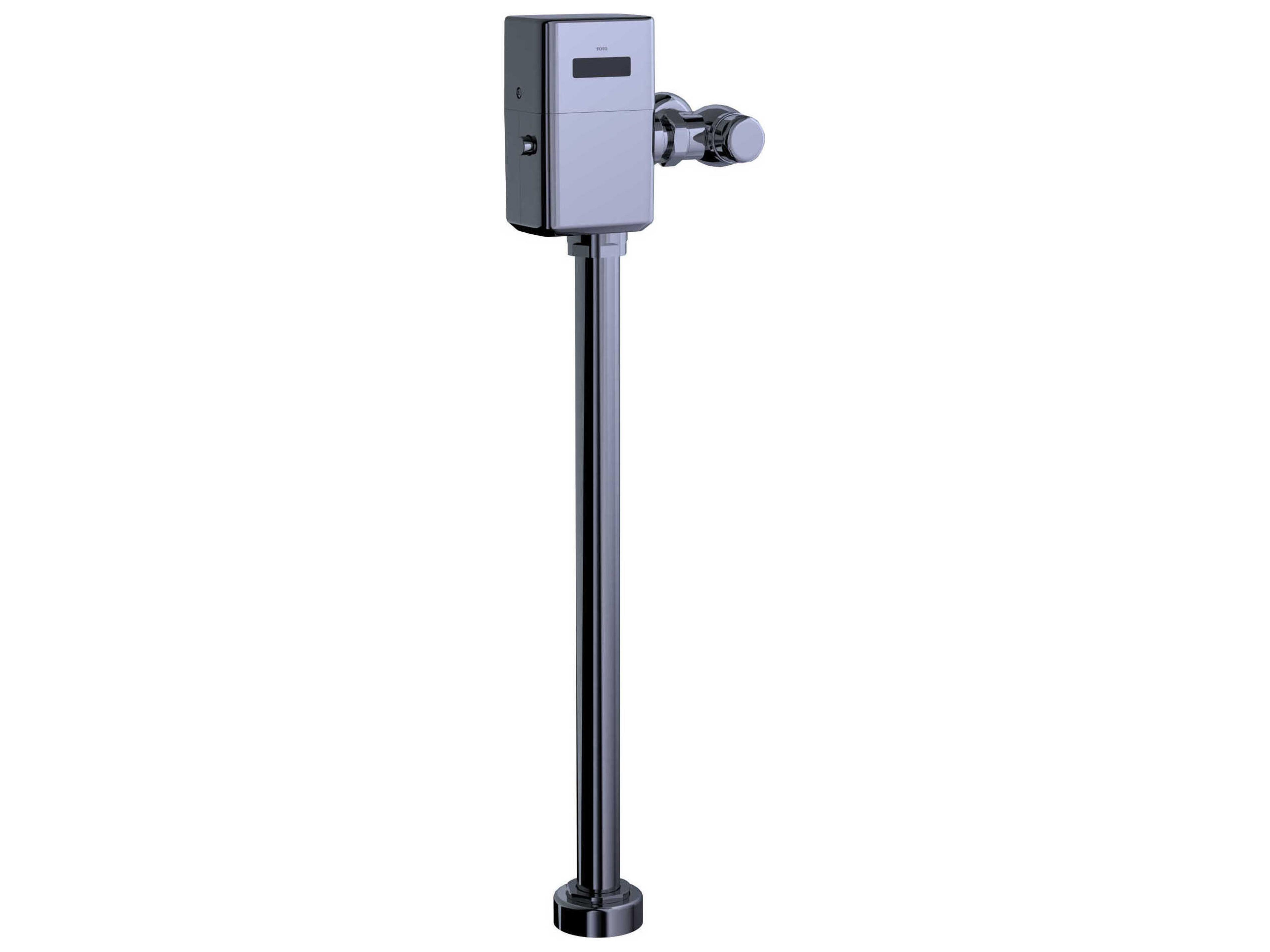 TOTO EcoPower Touchless Polished Chrome Toilet Flushometer Valve for Top Spud with 24" Vacuum Breaker Set